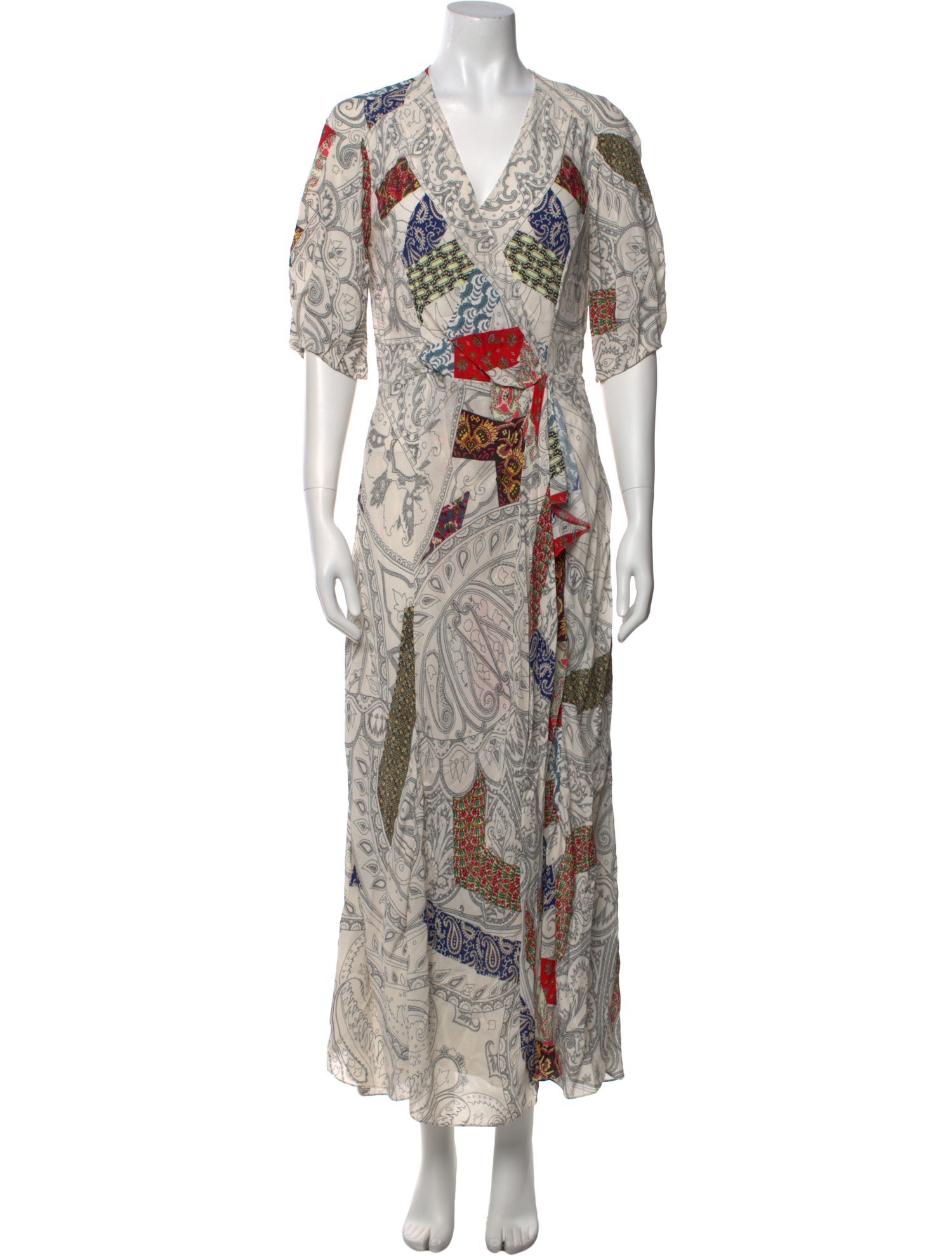 Etro Paisley Print Long Dress