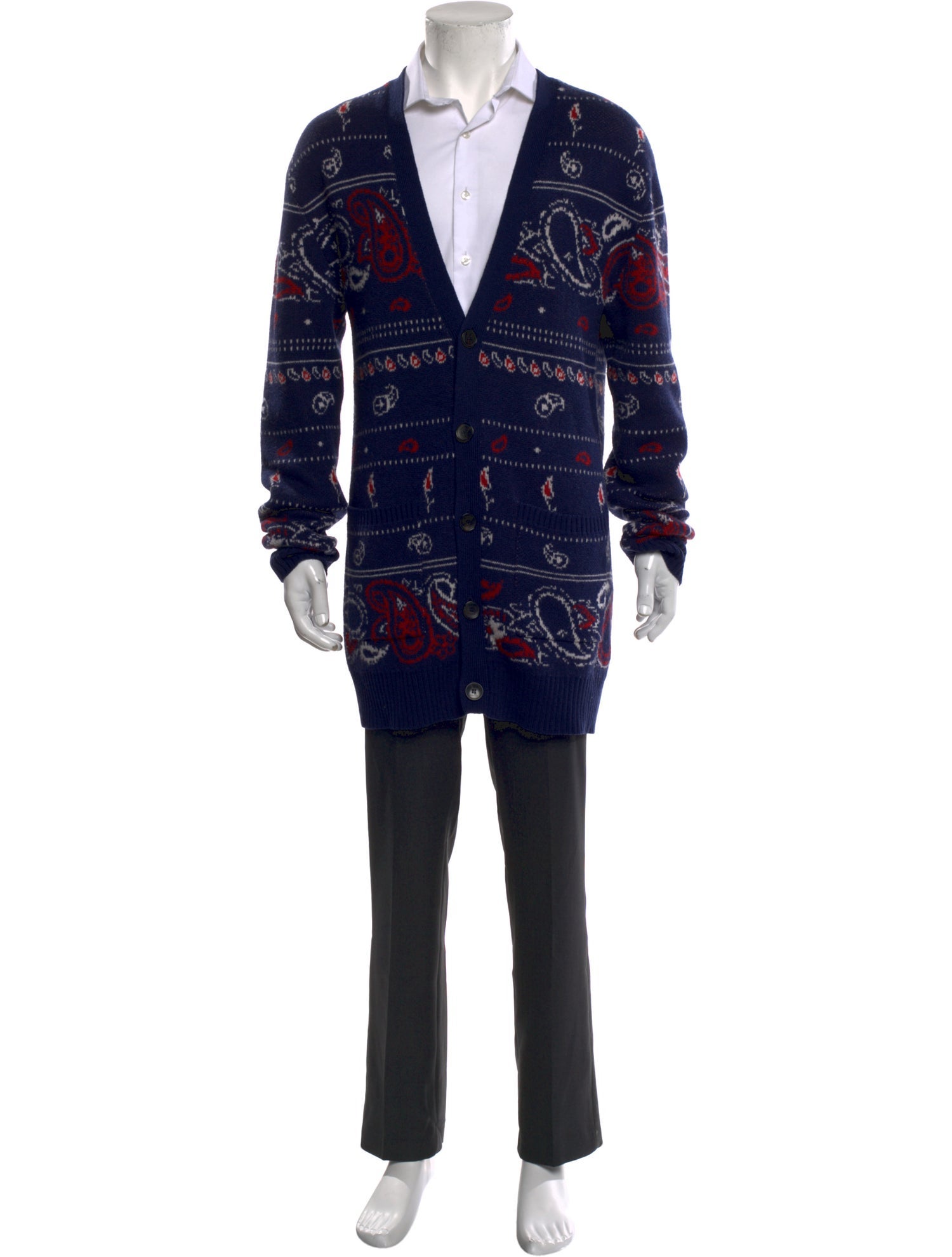 Etro Wool Printed Cardigan