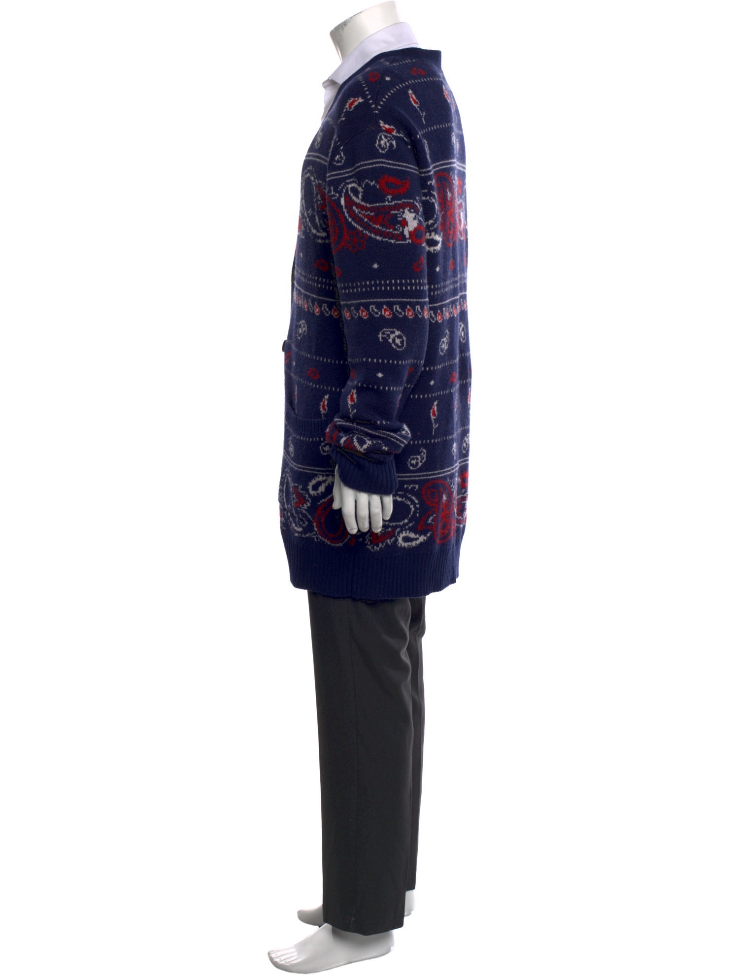 Etro Wool Printed Cardigan
