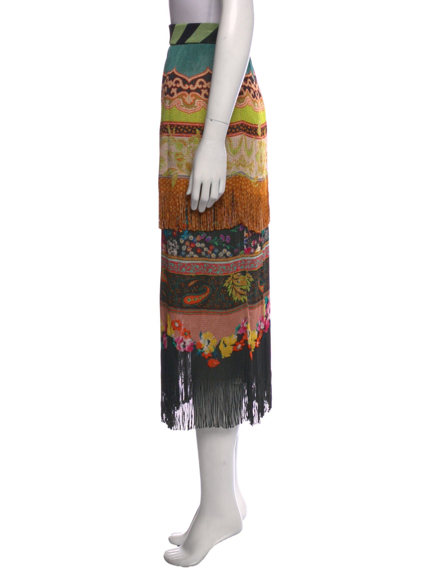 Etro Printed Midi Length Skirt