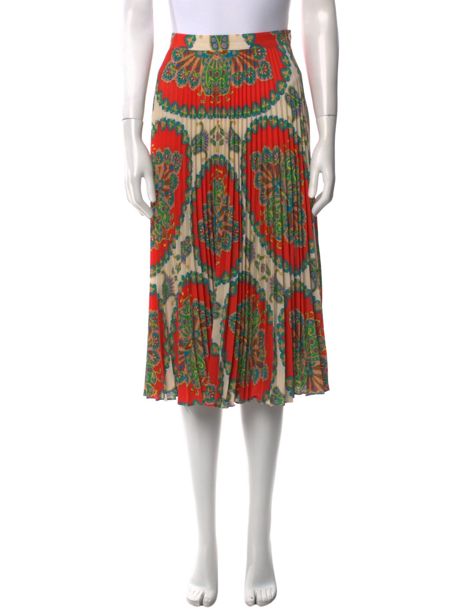 Etro Floral Print Knee-Length Skirt