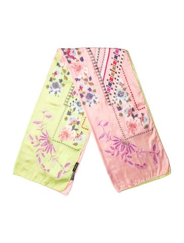 Etro Scarves and Shawls Silk Floral Print Scarf