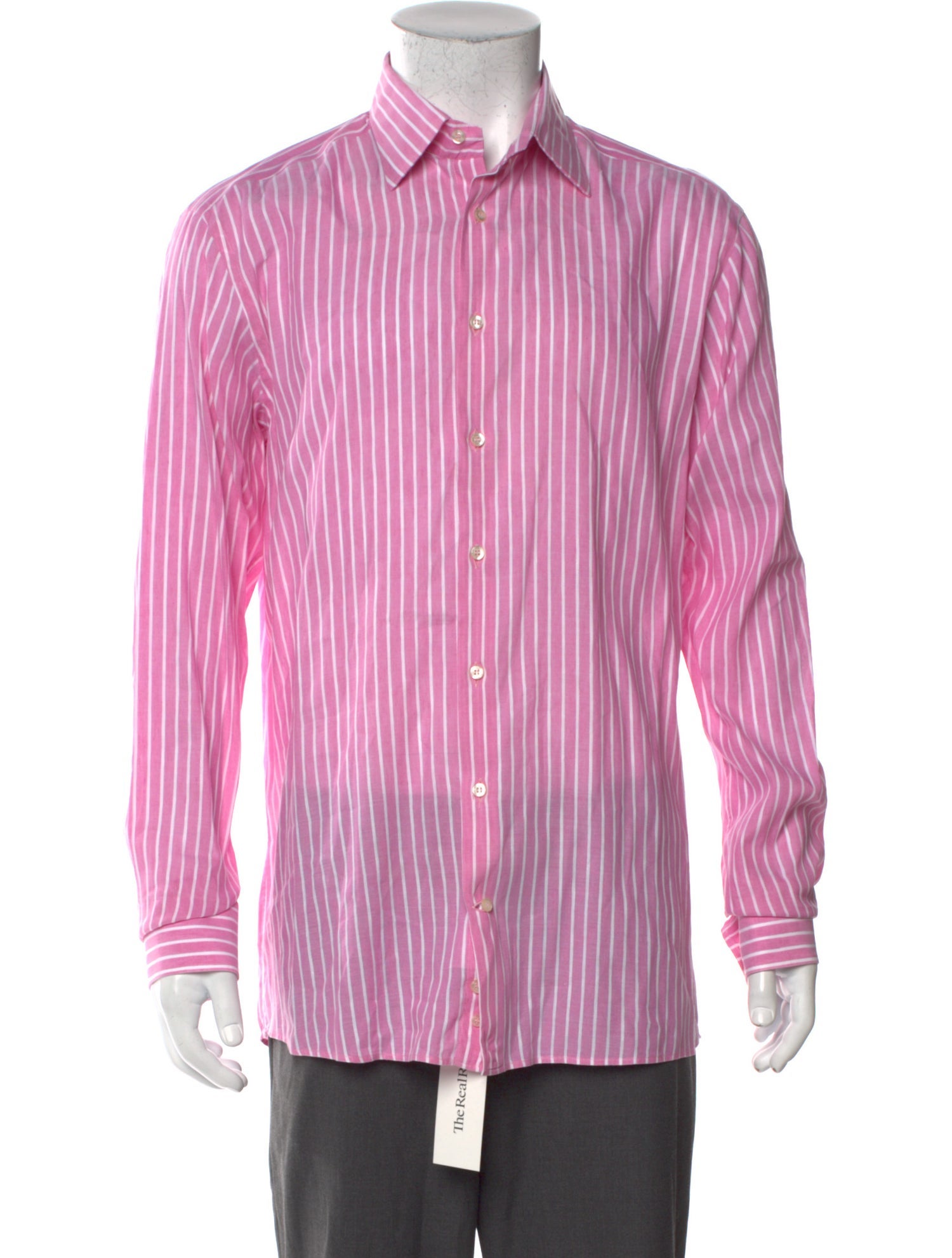 Etro Linen Striped Dress Shirt