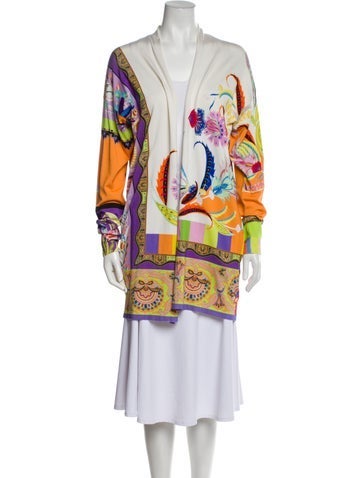 Etro Knitwear Silk Printed Sweater M