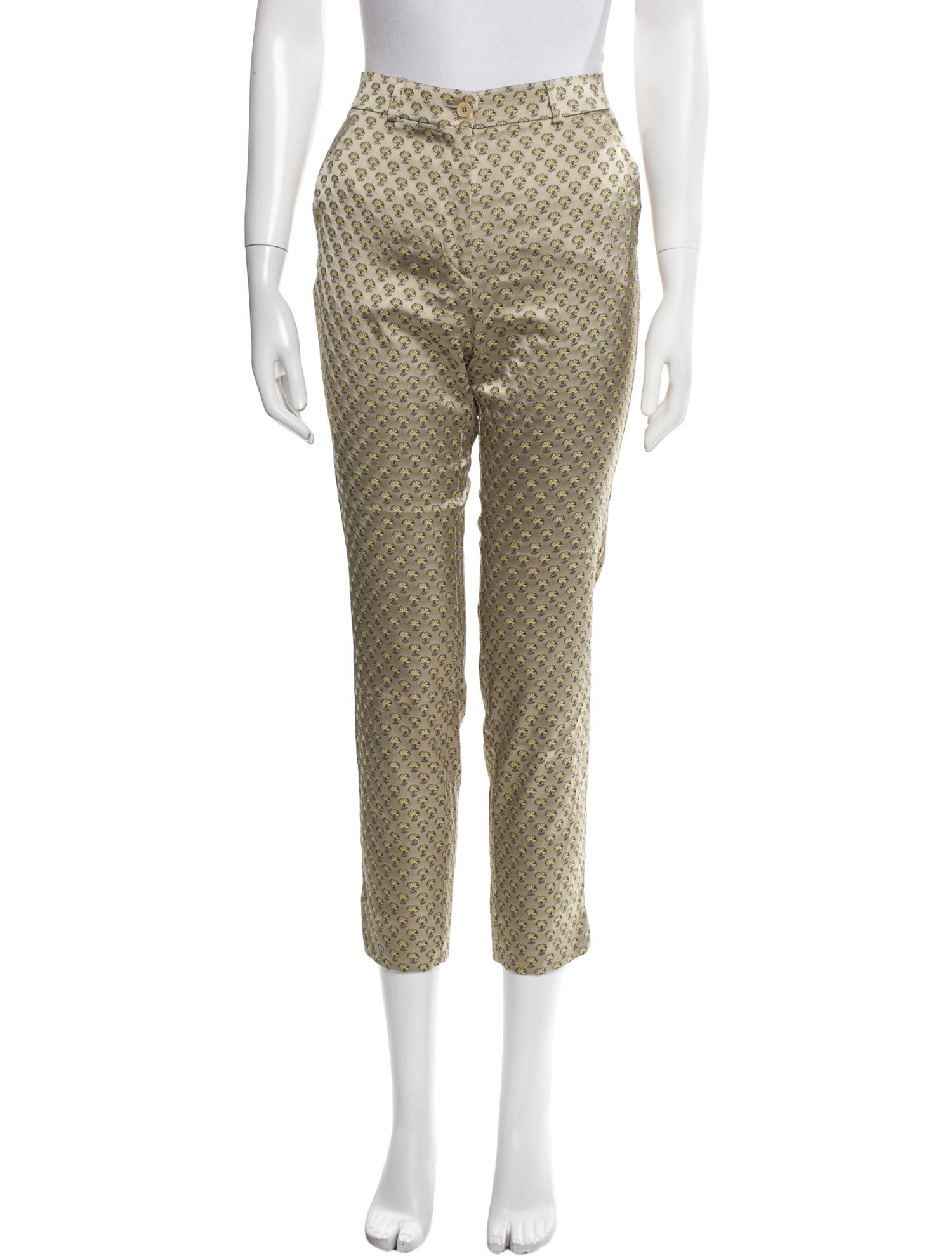 Etro Printed Skinny Leg Pants