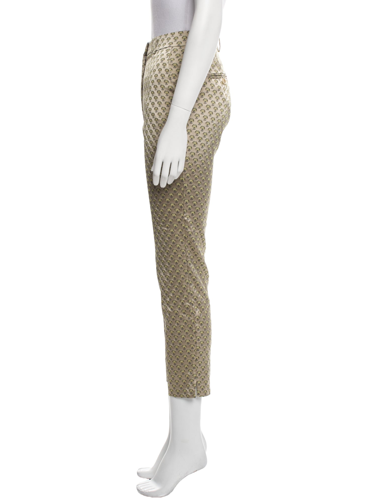 Etro Printed Skinny Leg Pants