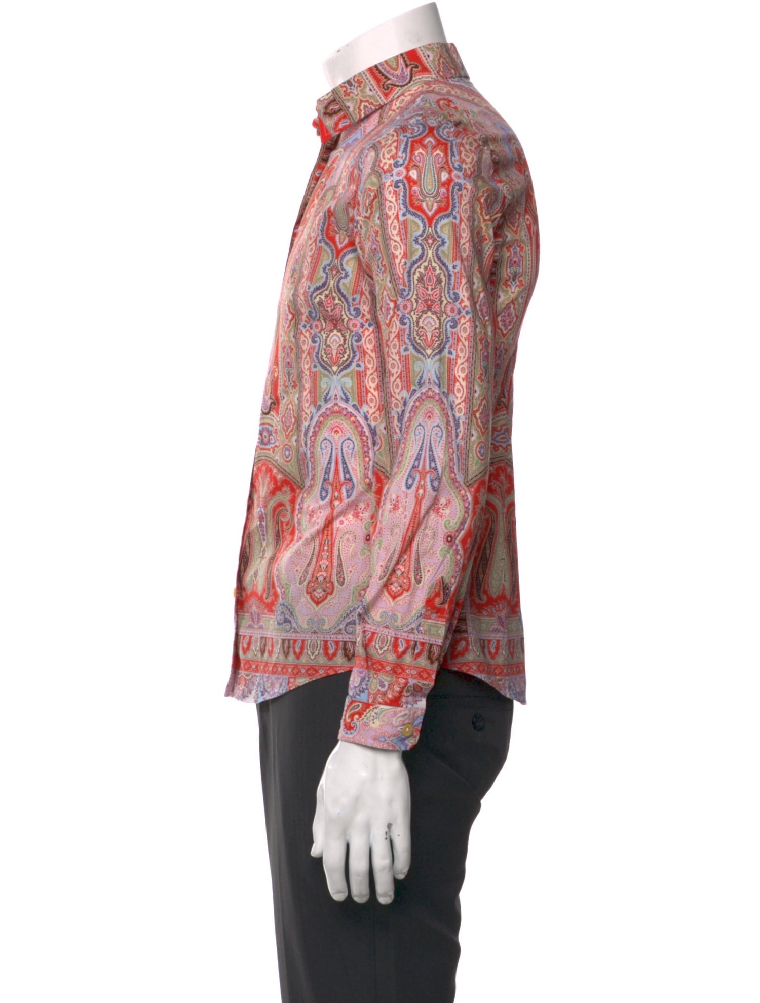 Etro Paisley Print Long Sleeve Shirt