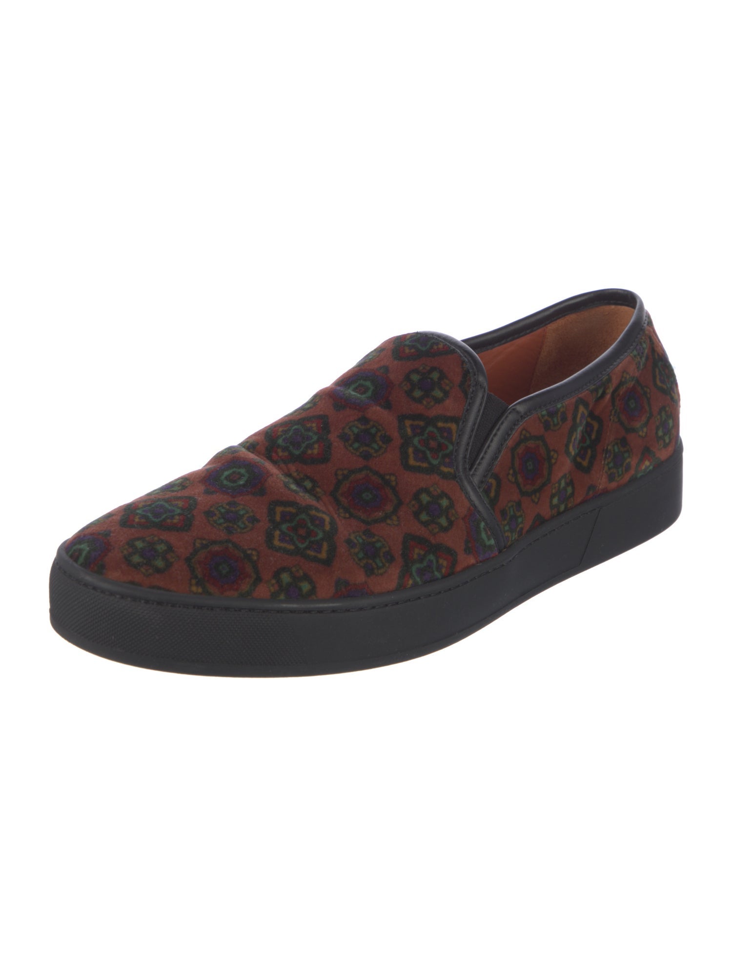 Etro Velvet Printed Slippers