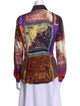 Etro Silk Printed Button-Up Top
