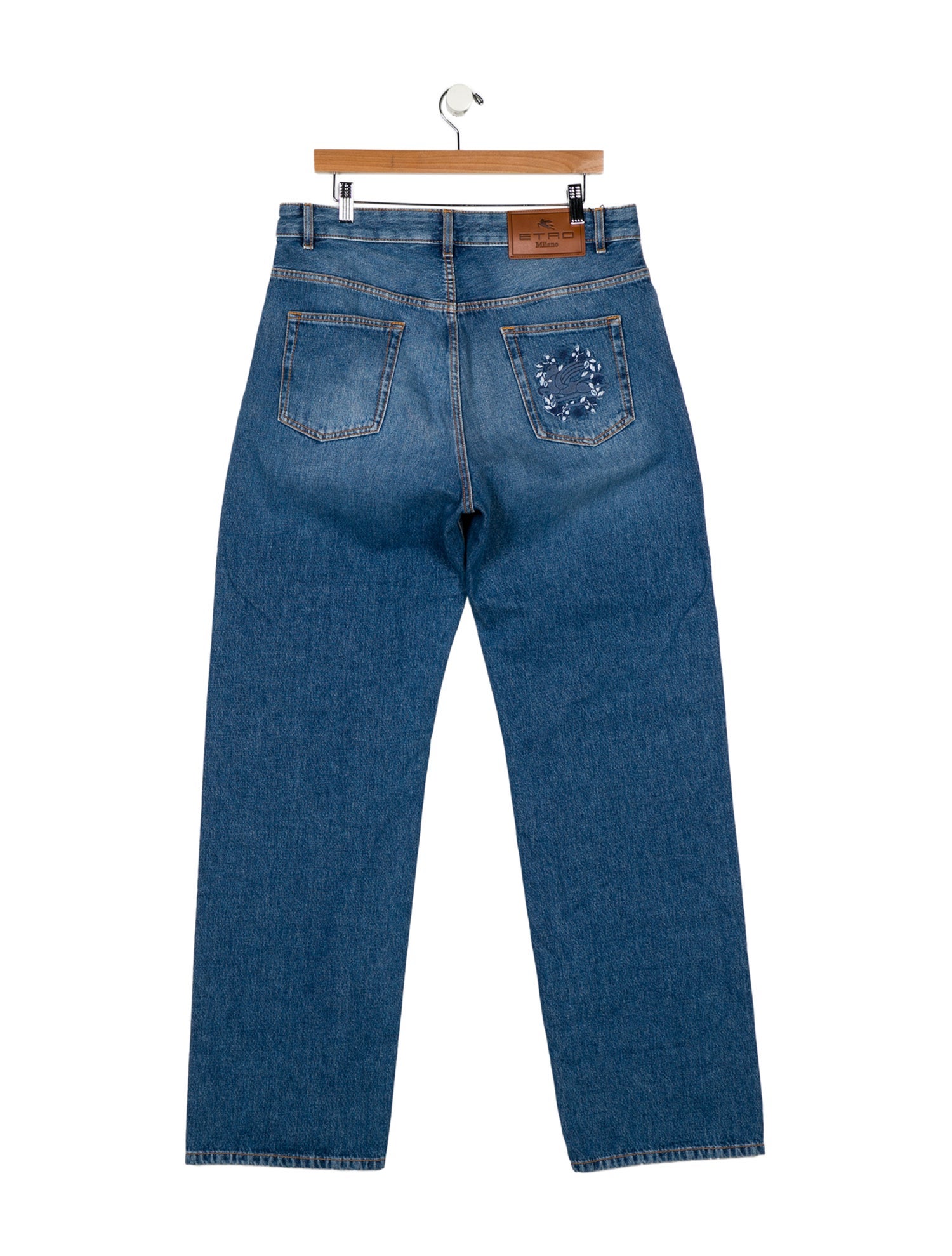 Etro High-Rise Wide Leg Jeans