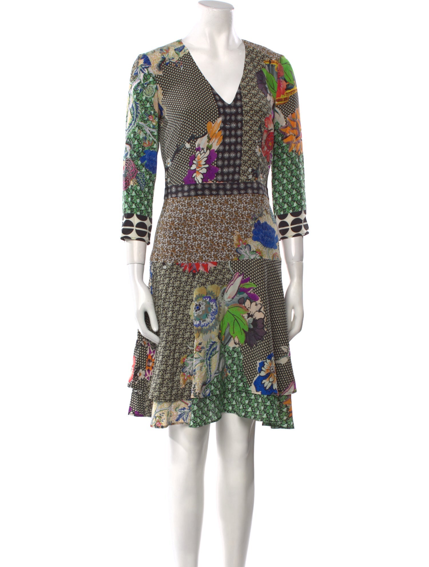 Etro Silk Knee-Length Dress