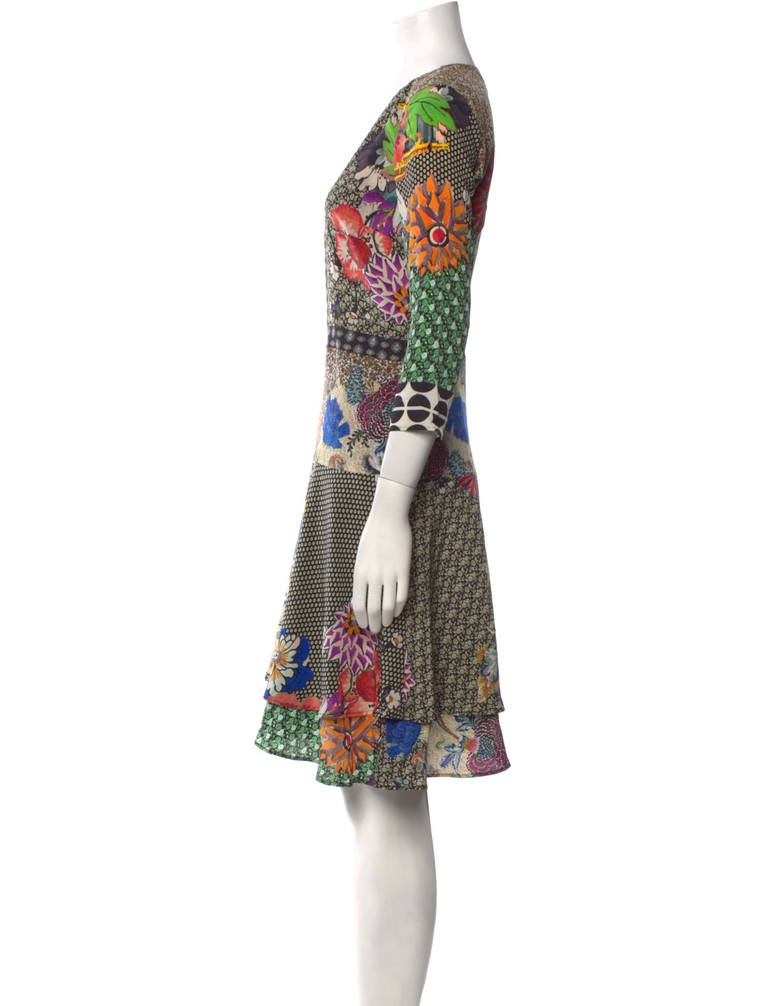 Etro Silk Knee-Length Dress