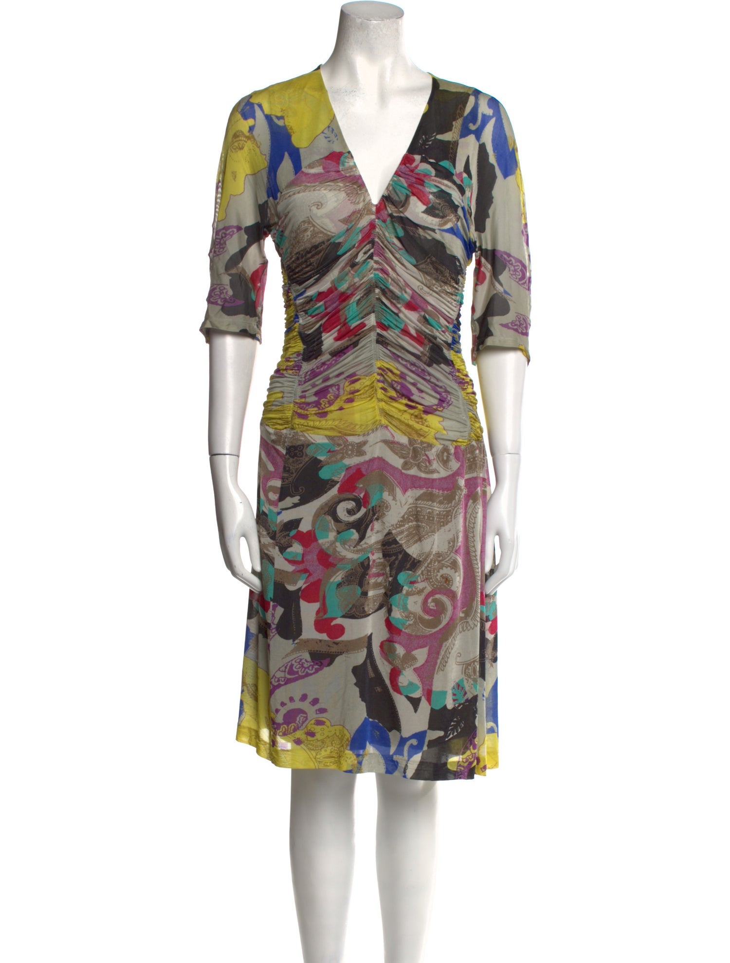 Etro Printed Knee-Length Dress