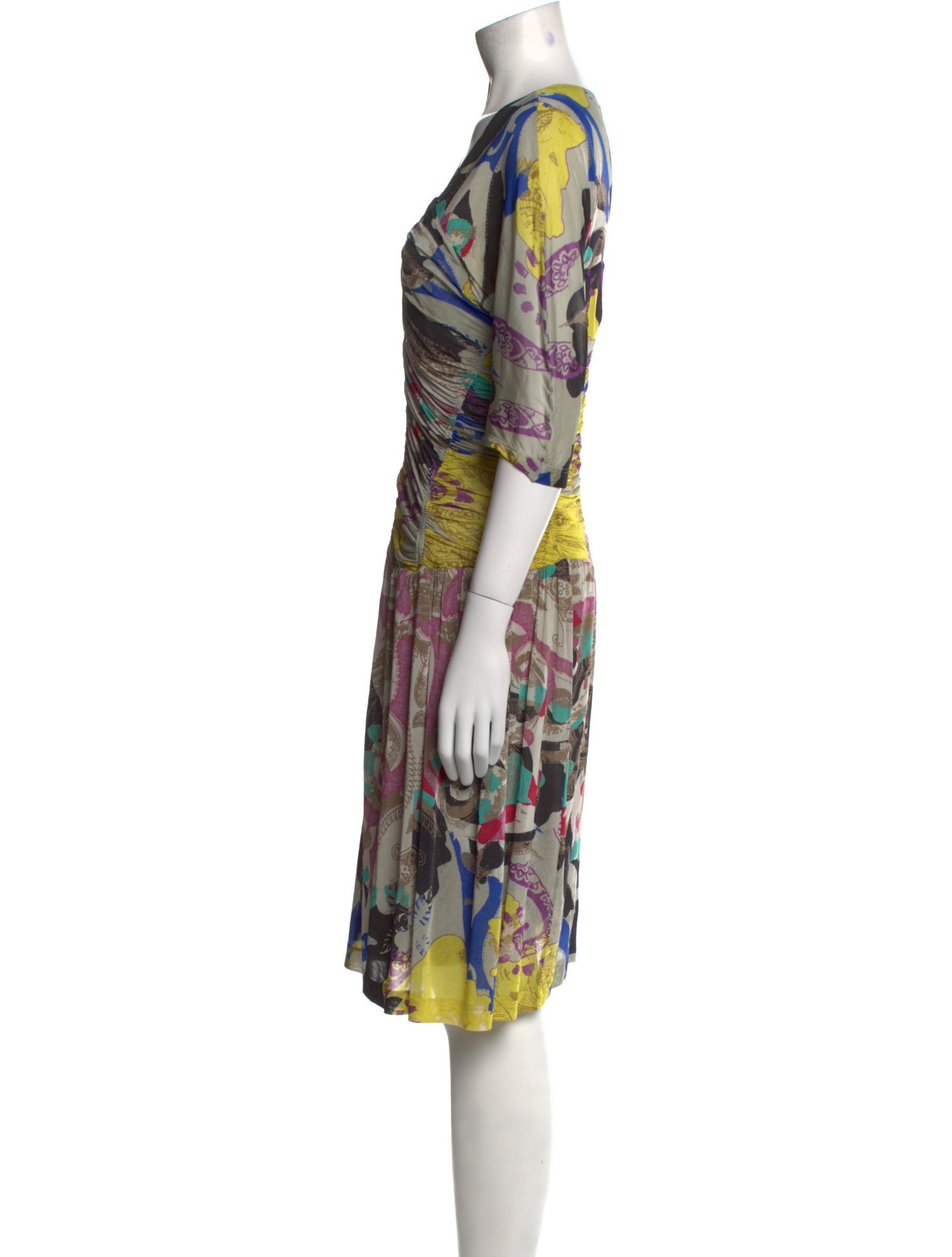 Etro Printed Knee-Length Dress