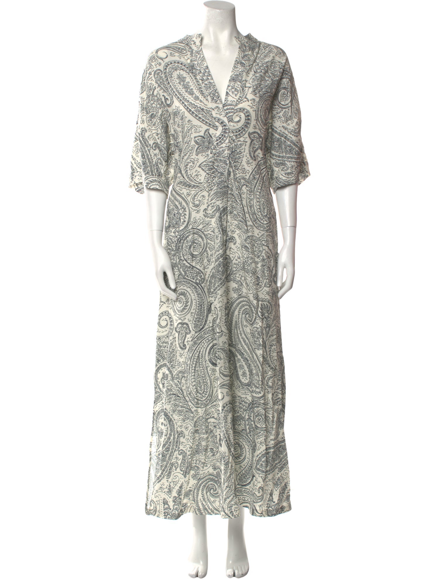 Etro Paisley Print Long Dress w/ Tags