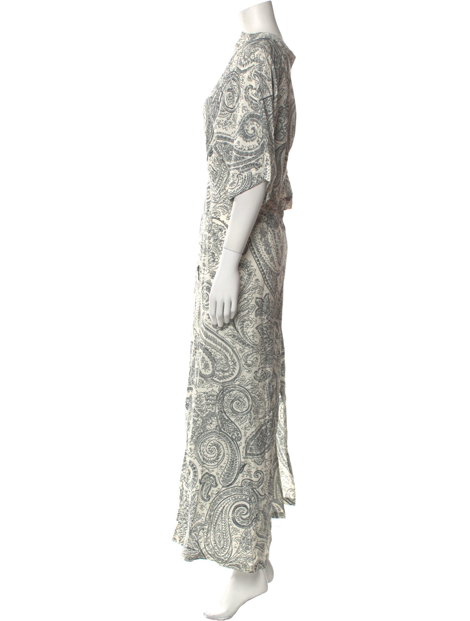 Etro Paisley Print Long Dress w/ Tags