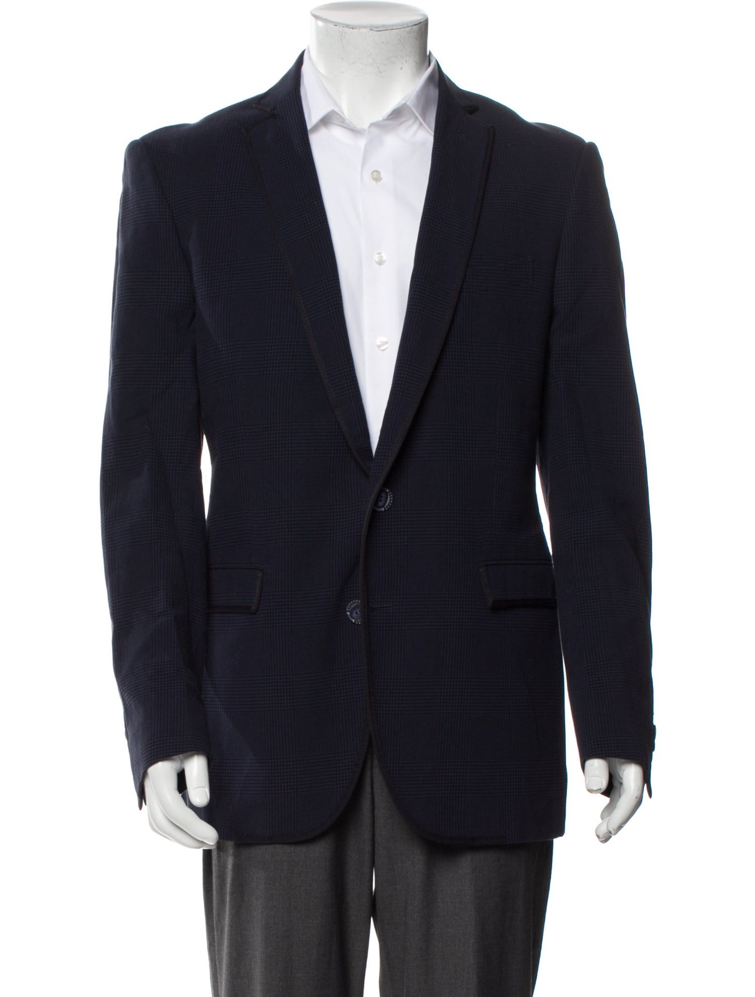 Etro Plaid Print Blazer