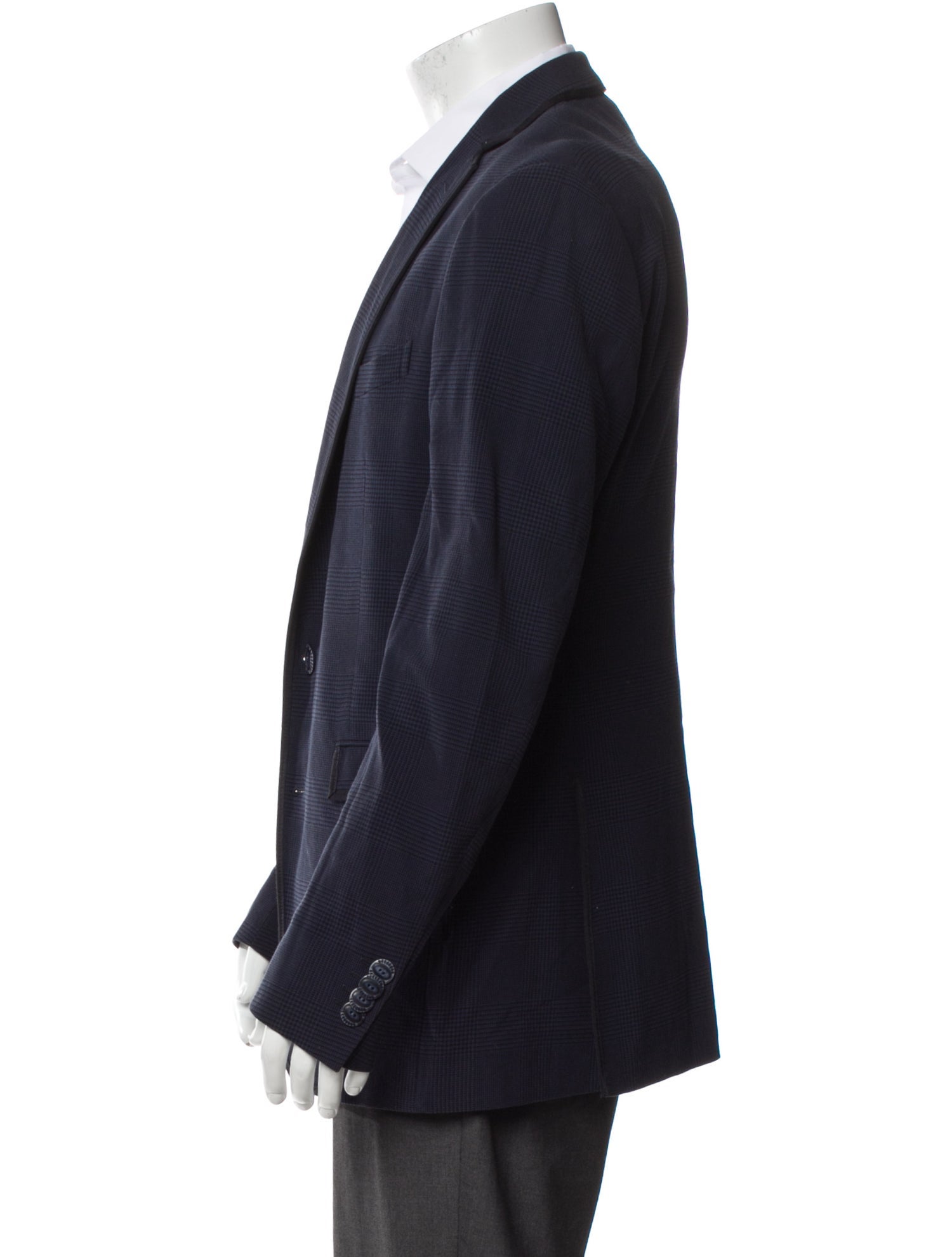 Etro Plaid Print Blazer