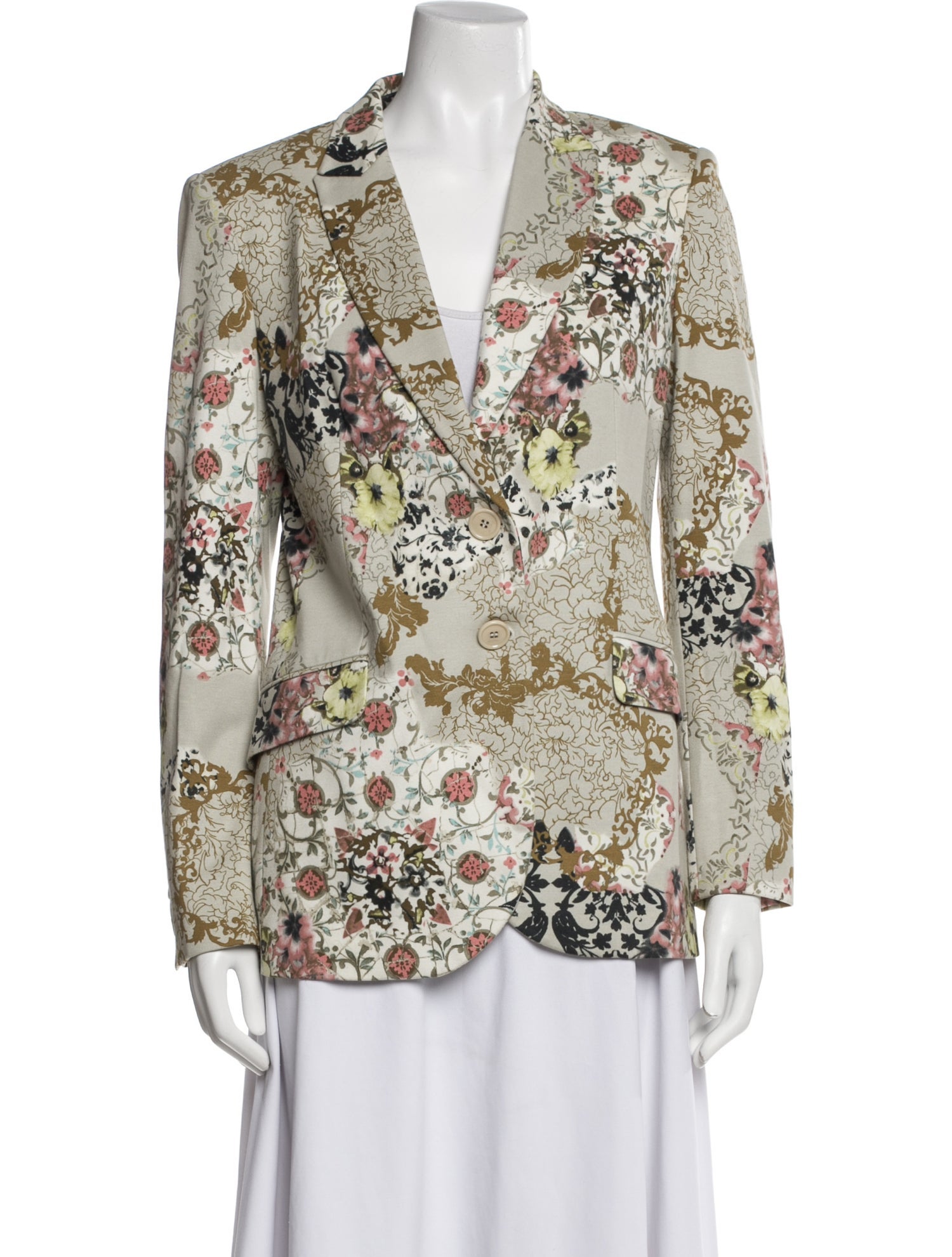 Etro Floral Print Blazer