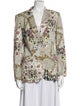 Etro Floral Print Blazer