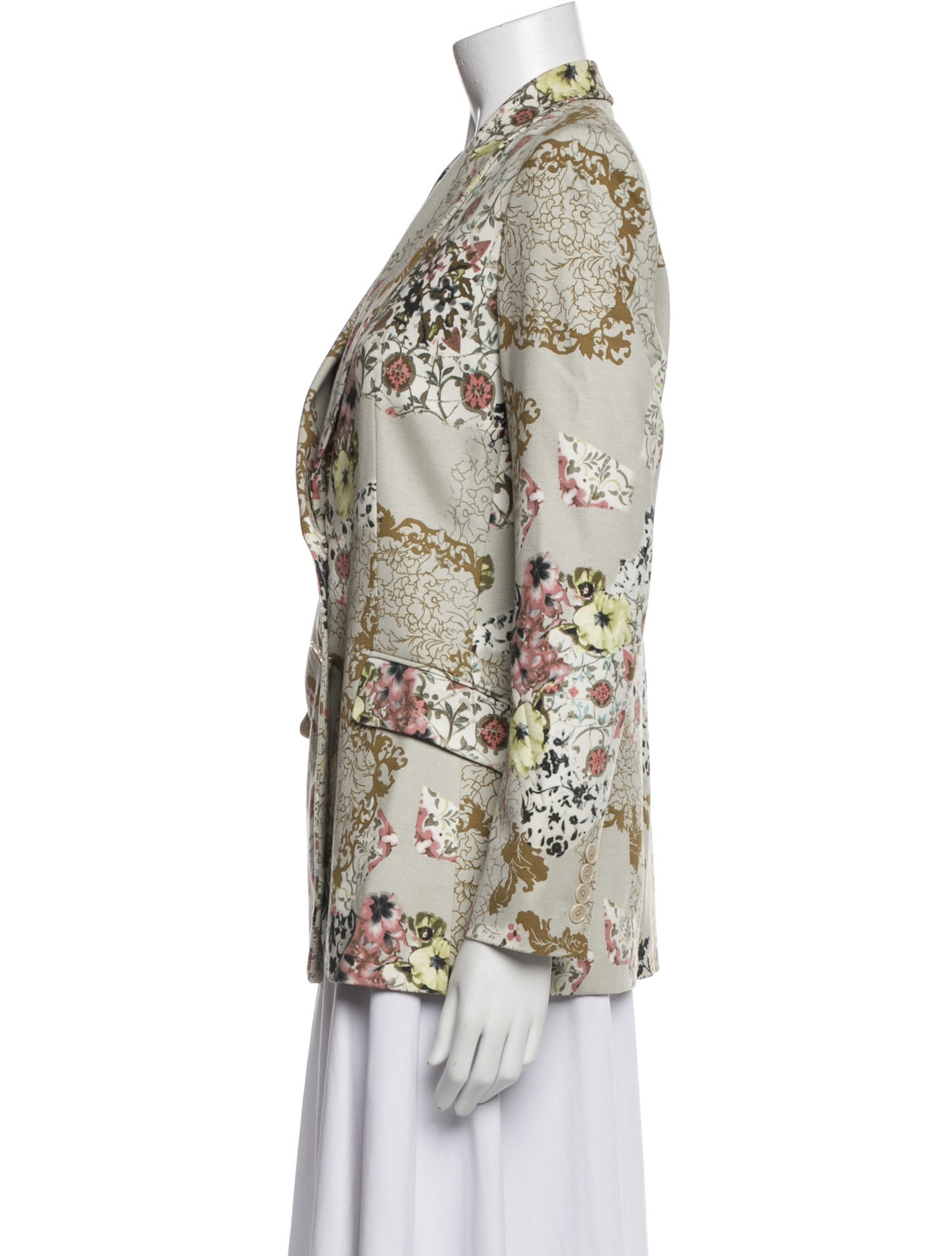 Etro Floral Print Blazer