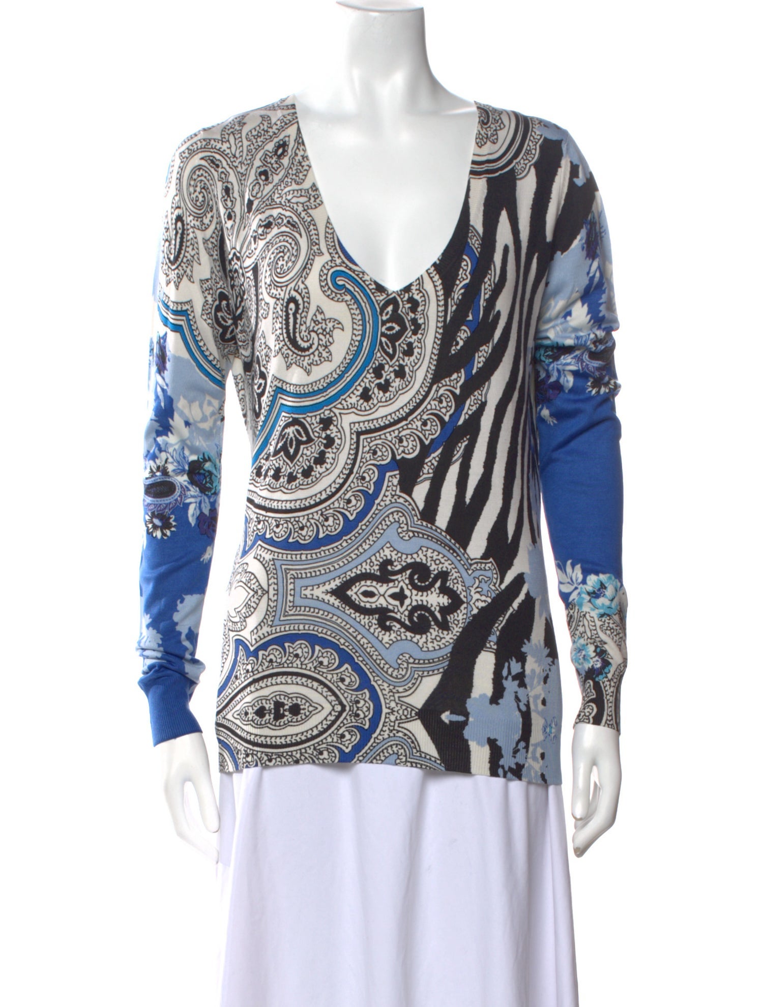 Etro Silk Printed Sweater