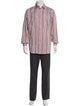 Etro Striped Long Sleeve Dress Shirt