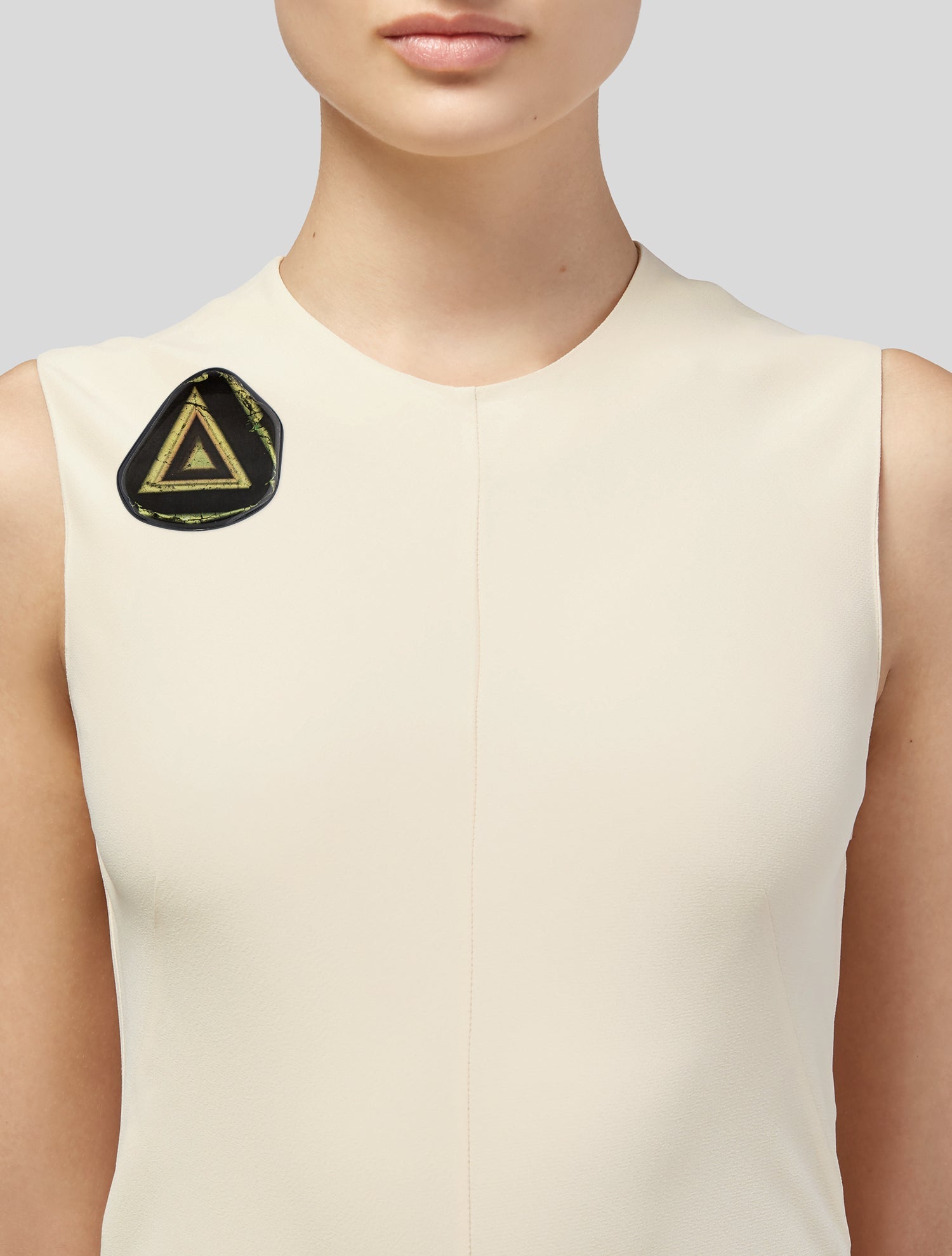 Etro Asymmetric Enamel Brooch