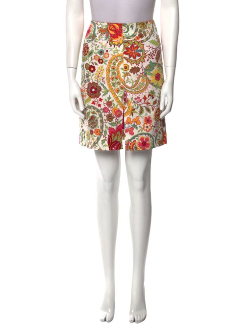 Etro Paisley Print Mini Skirt