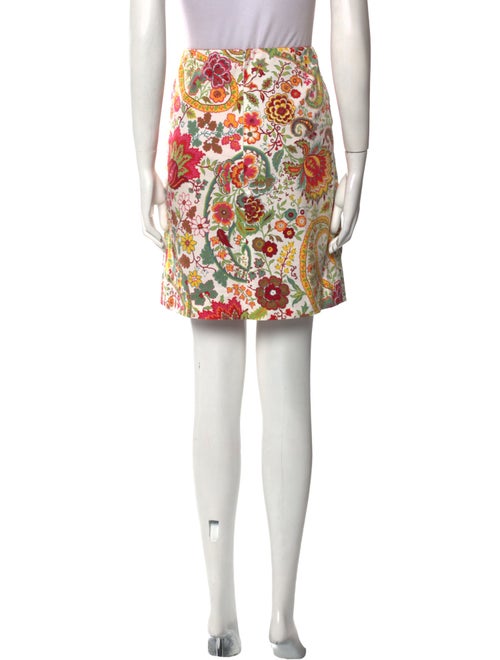 Etro Paisley Print Mini Skirt
