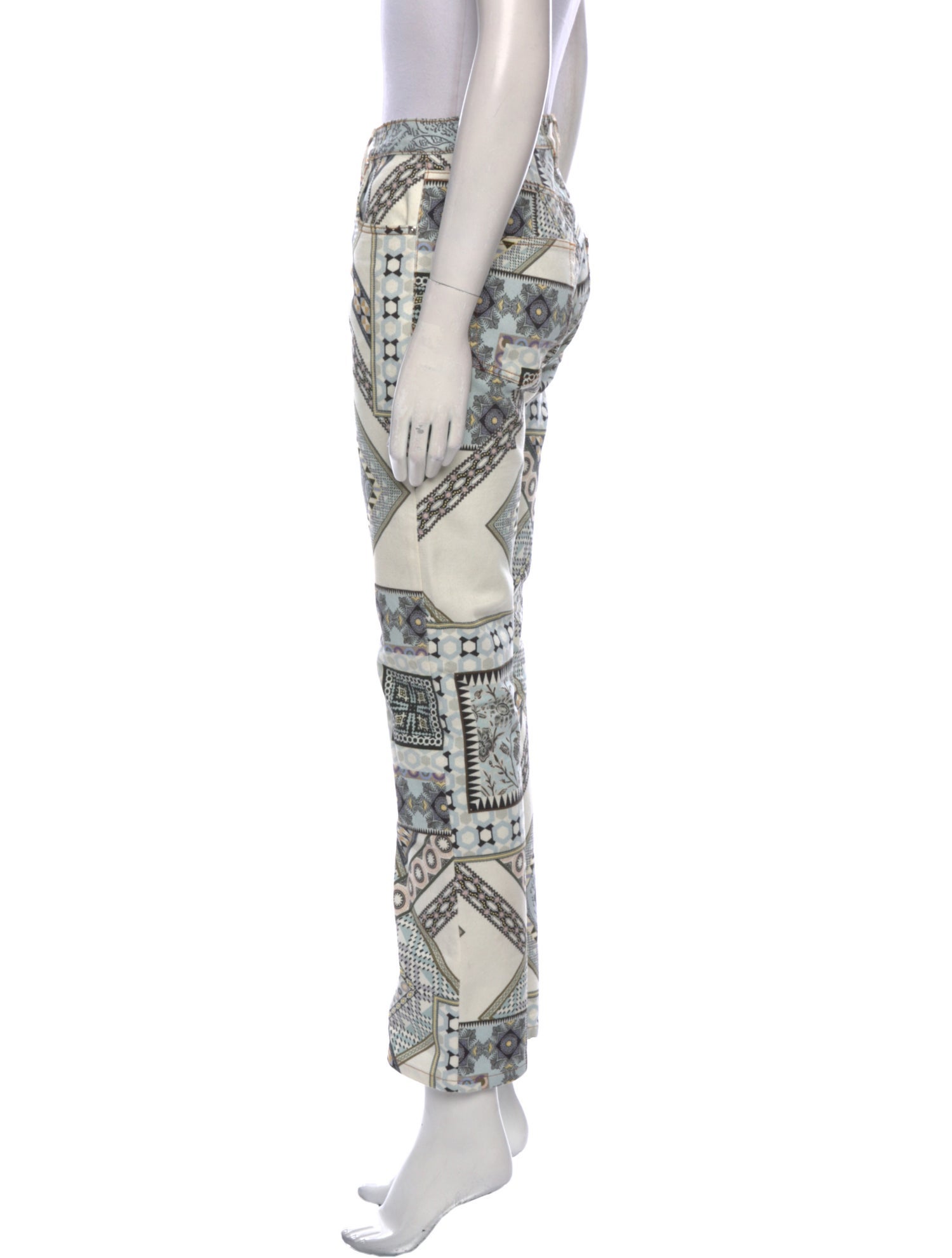 Etro Mid-Rise Straight Leg Jeans