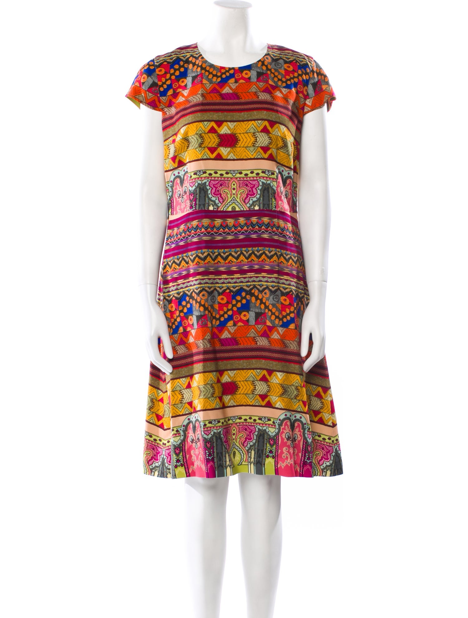 Etro Printed Knee-Length Dress