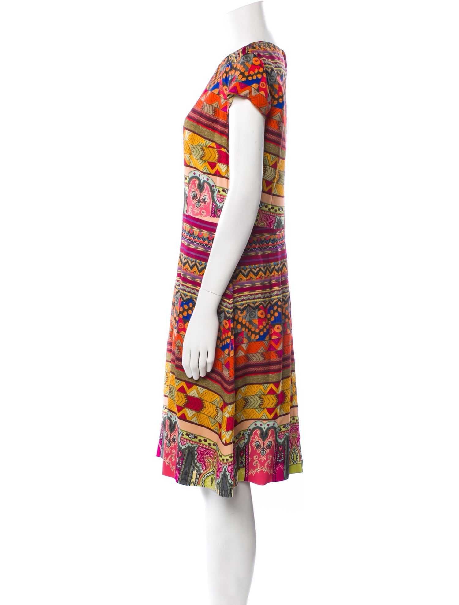 Etro Printed Knee-Length Dress