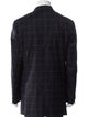 Etro Wool Plaid Print Blazer