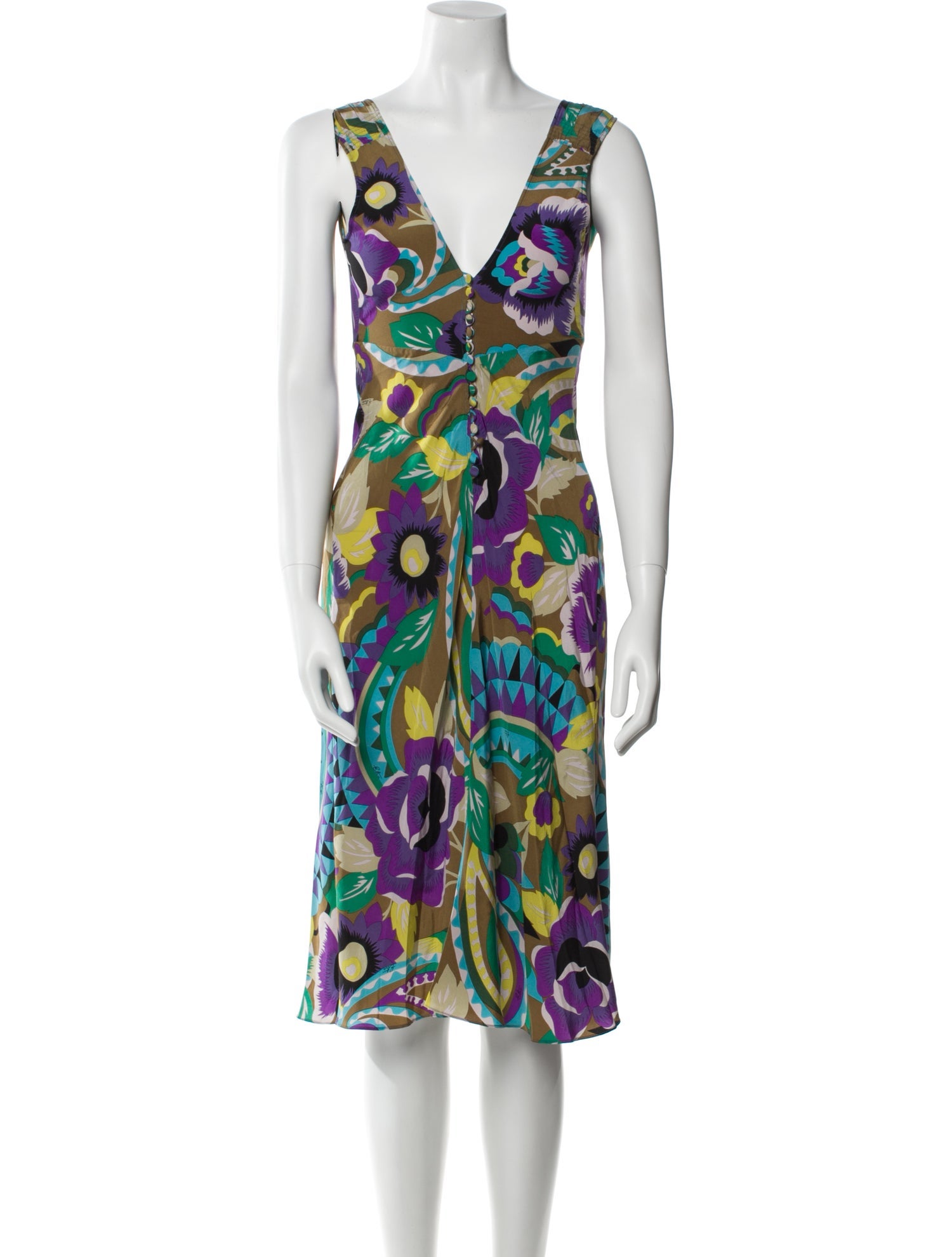 Etro Silk Midi Length Dress