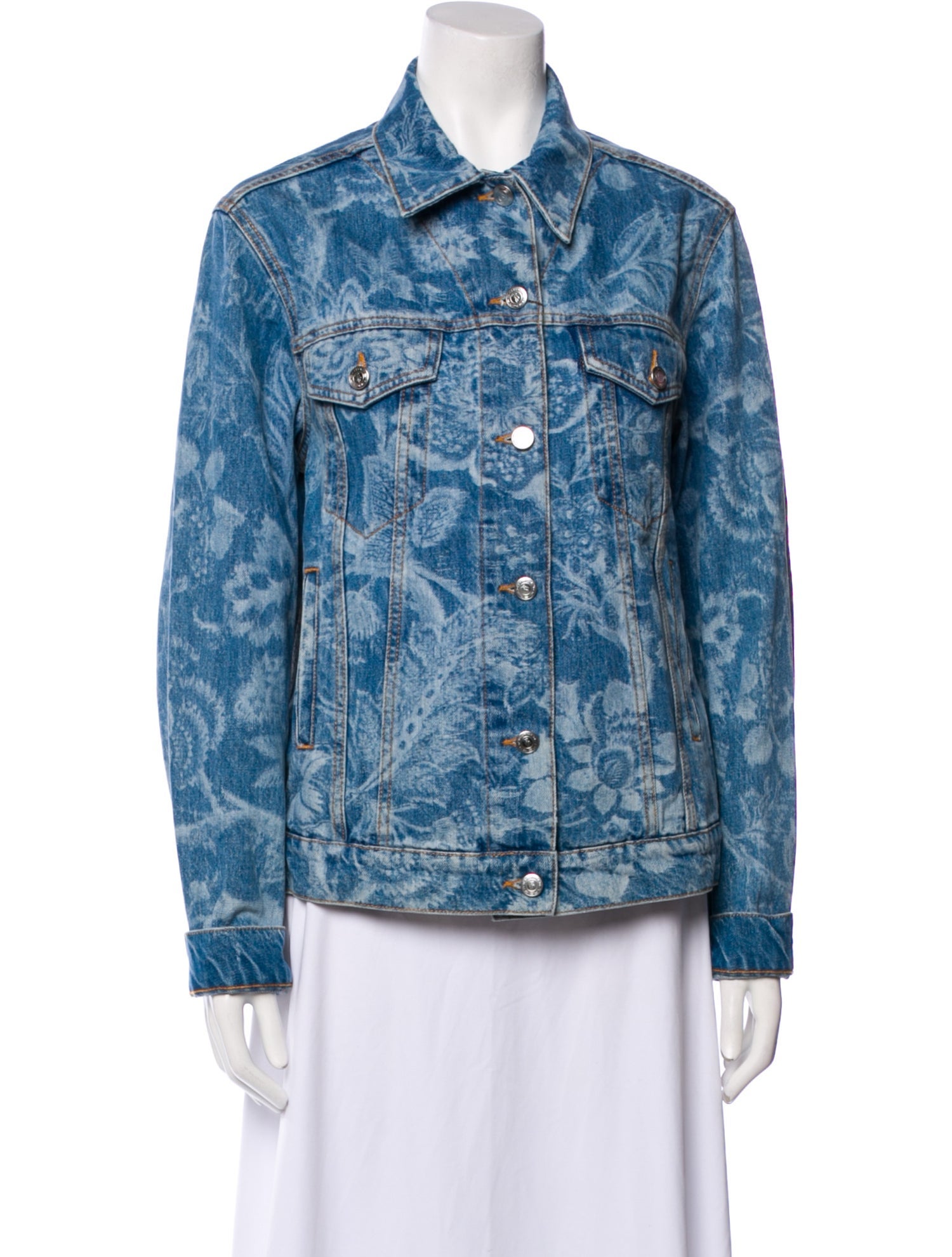 Etro Printed Denim Jacket w/ Tags