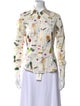 Etro Floral Print Long Sleeve Button-Up Top