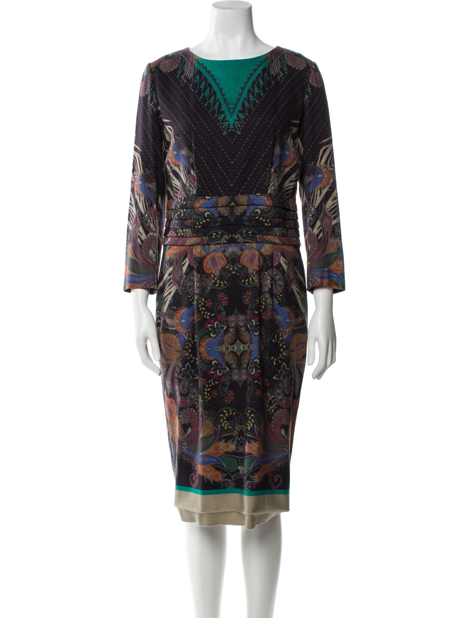 Etro Printed Midi Length Dress