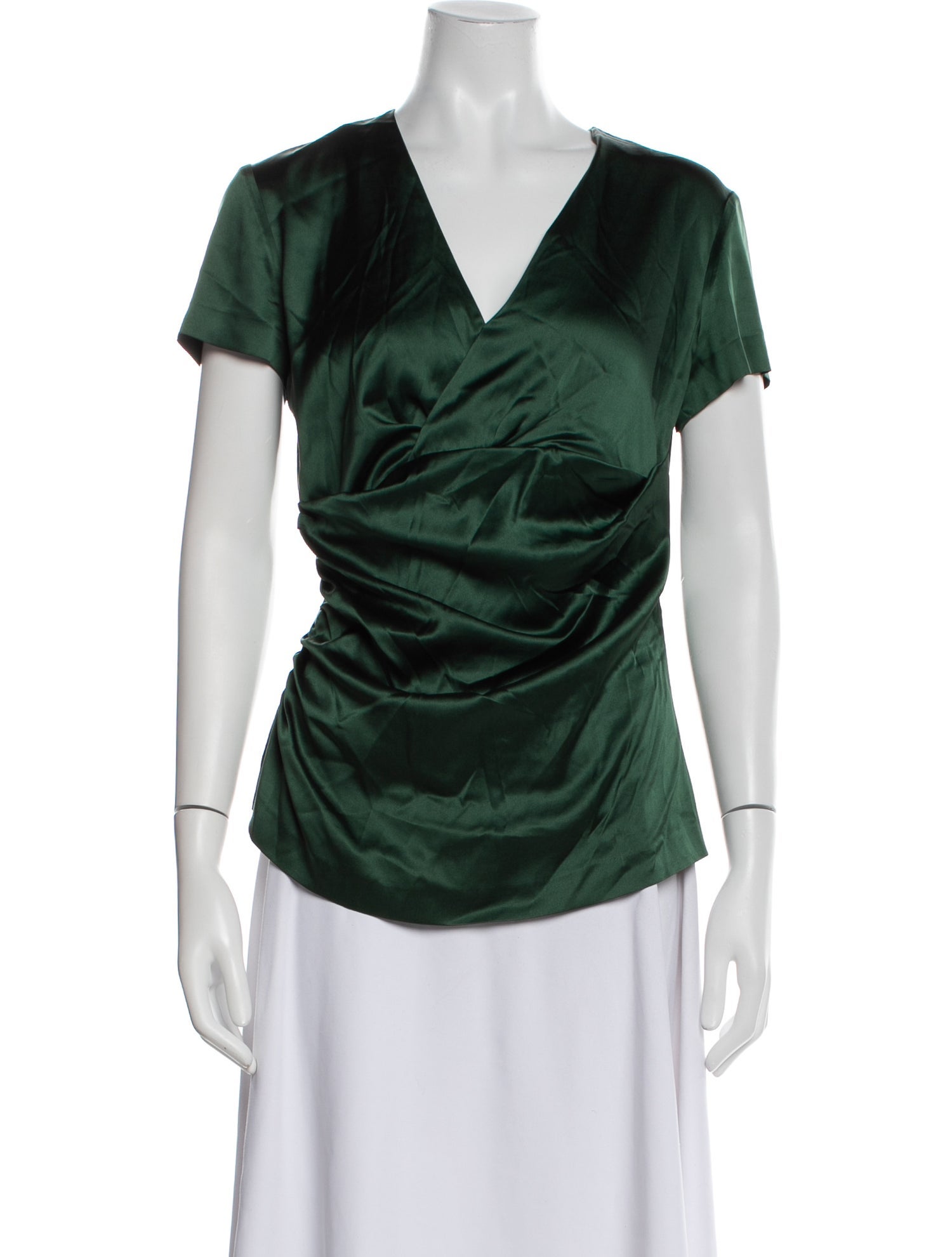 Etro Silk V-Neck Blouse