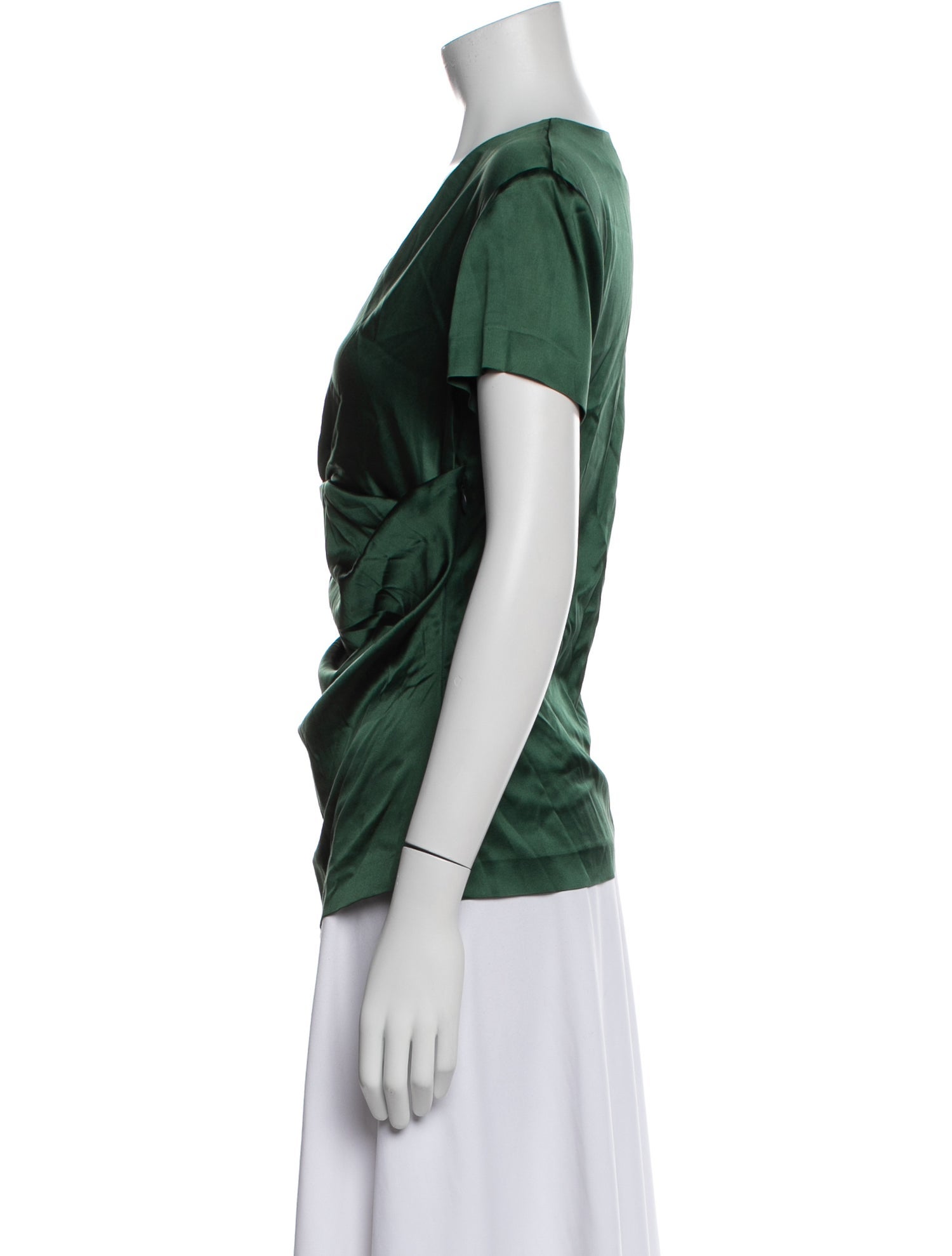 Etro Silk V-Neck Blouse