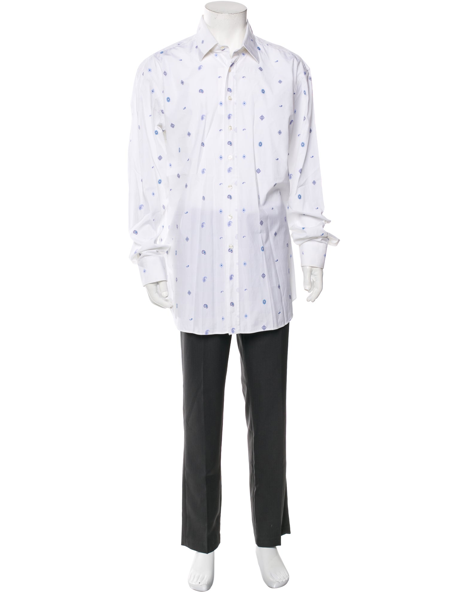 Etro Printed Long Sleeve Shirt