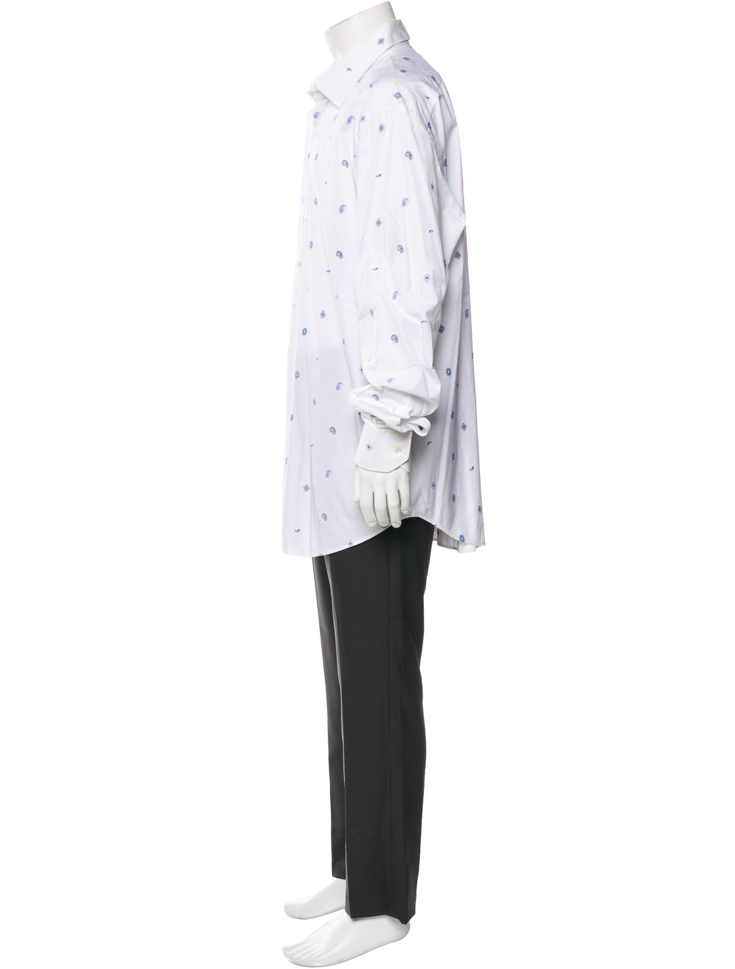 Etro Printed Long Sleeve Shirt