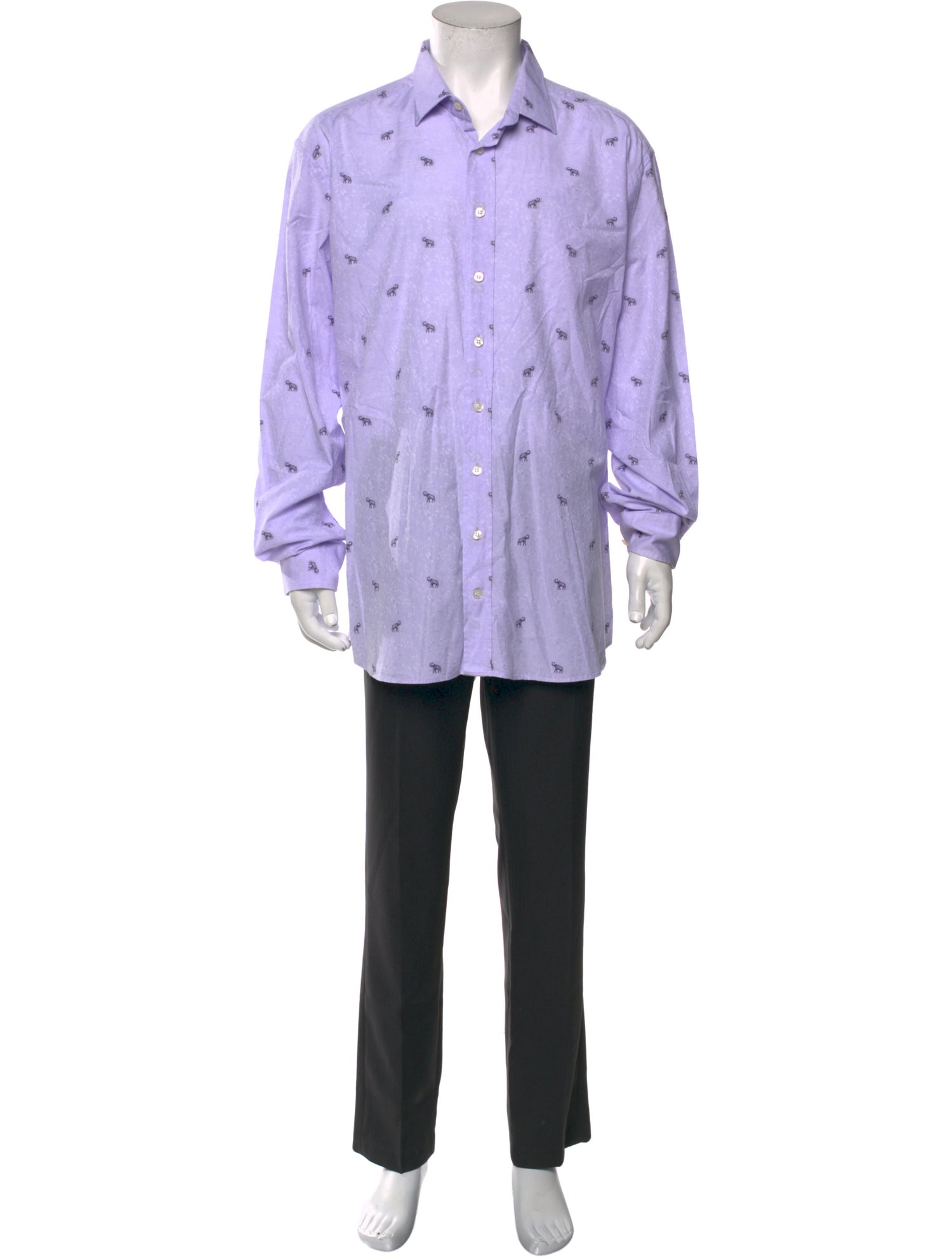 Etro Printed Long Sleeve Shirt