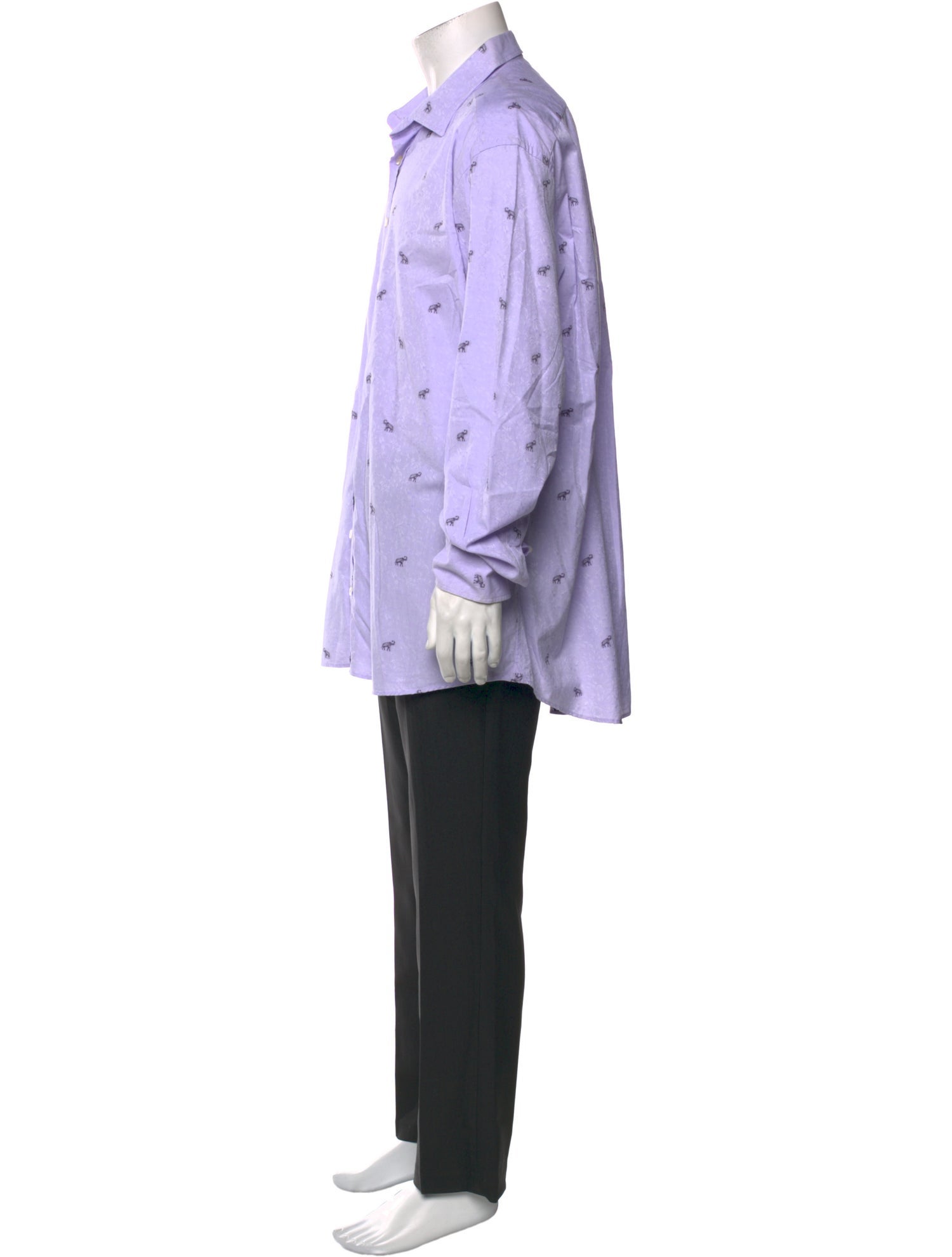 Etro Printed Long Sleeve Shirt