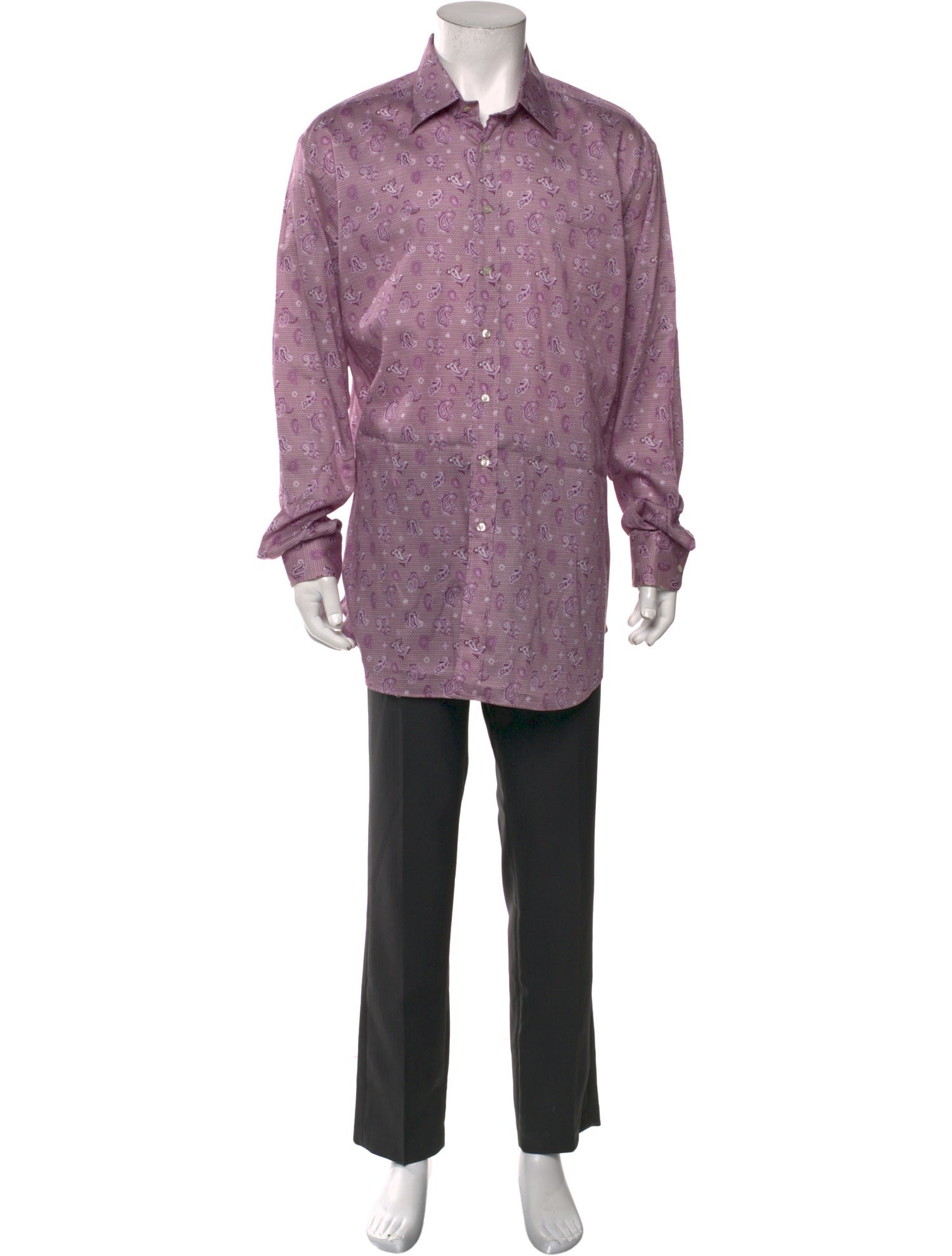 Etro Paisley Print Long Sleeve Shirt