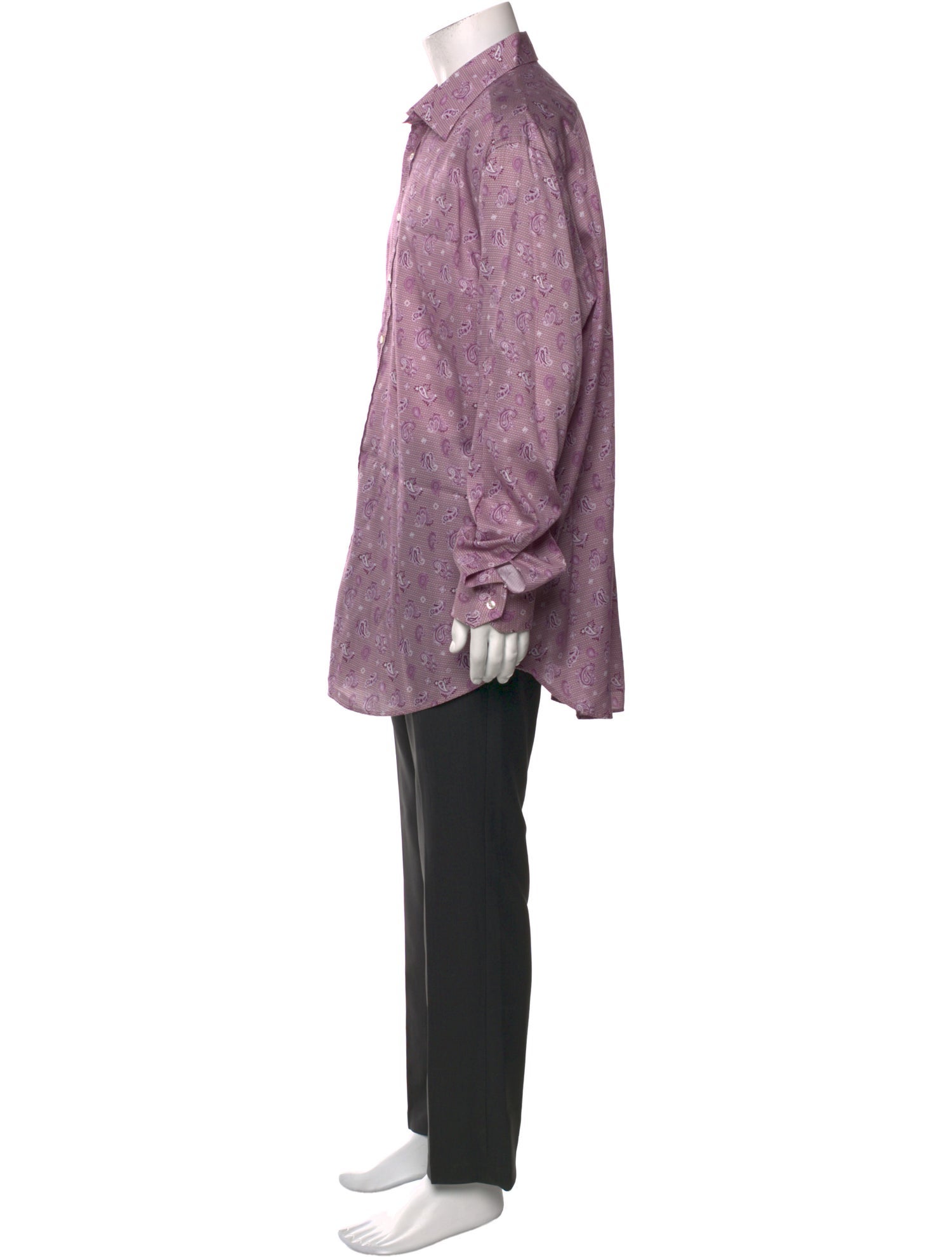 Etro Paisley Print Long Sleeve Shirt