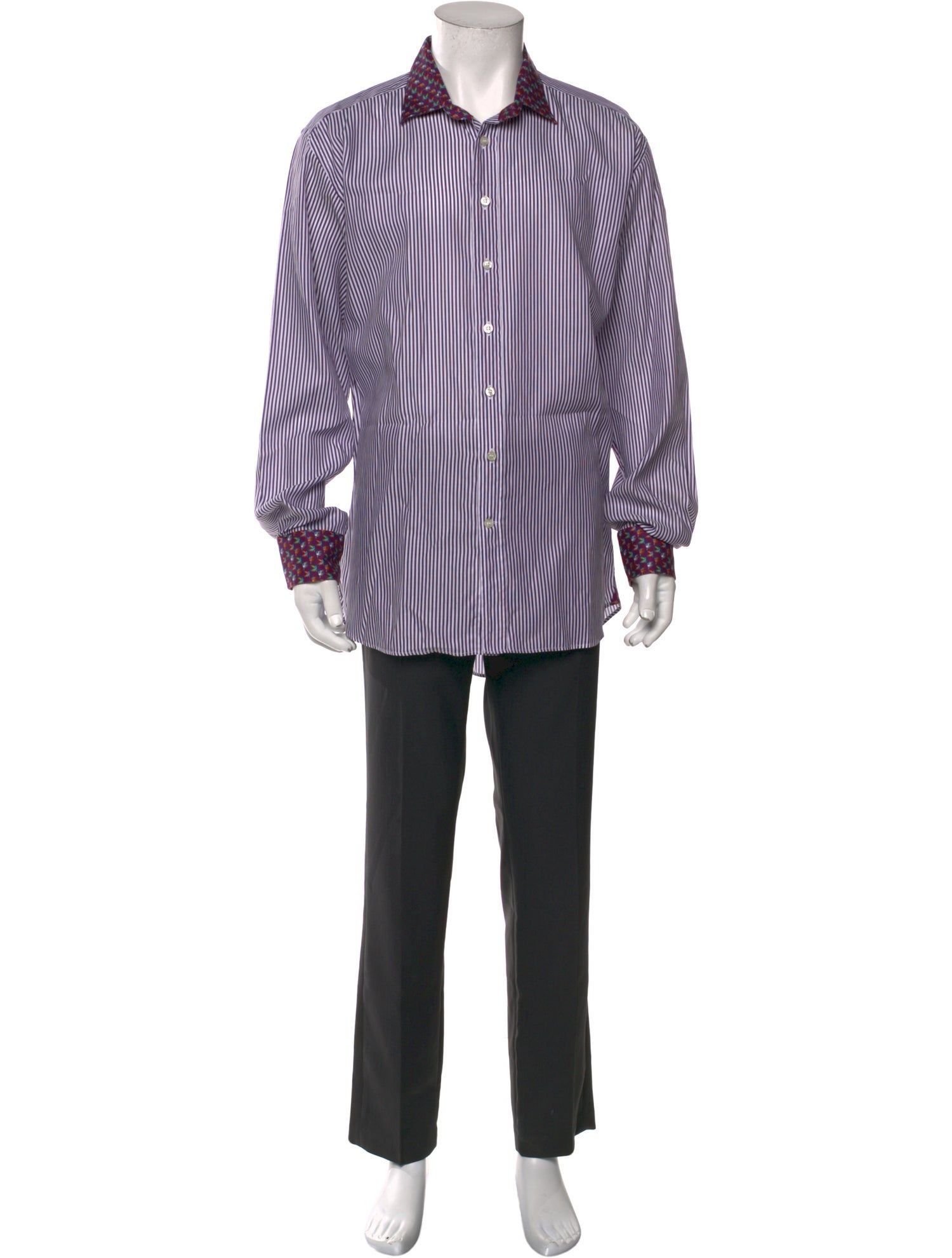 Etro Striped Long Sleeve Shirt