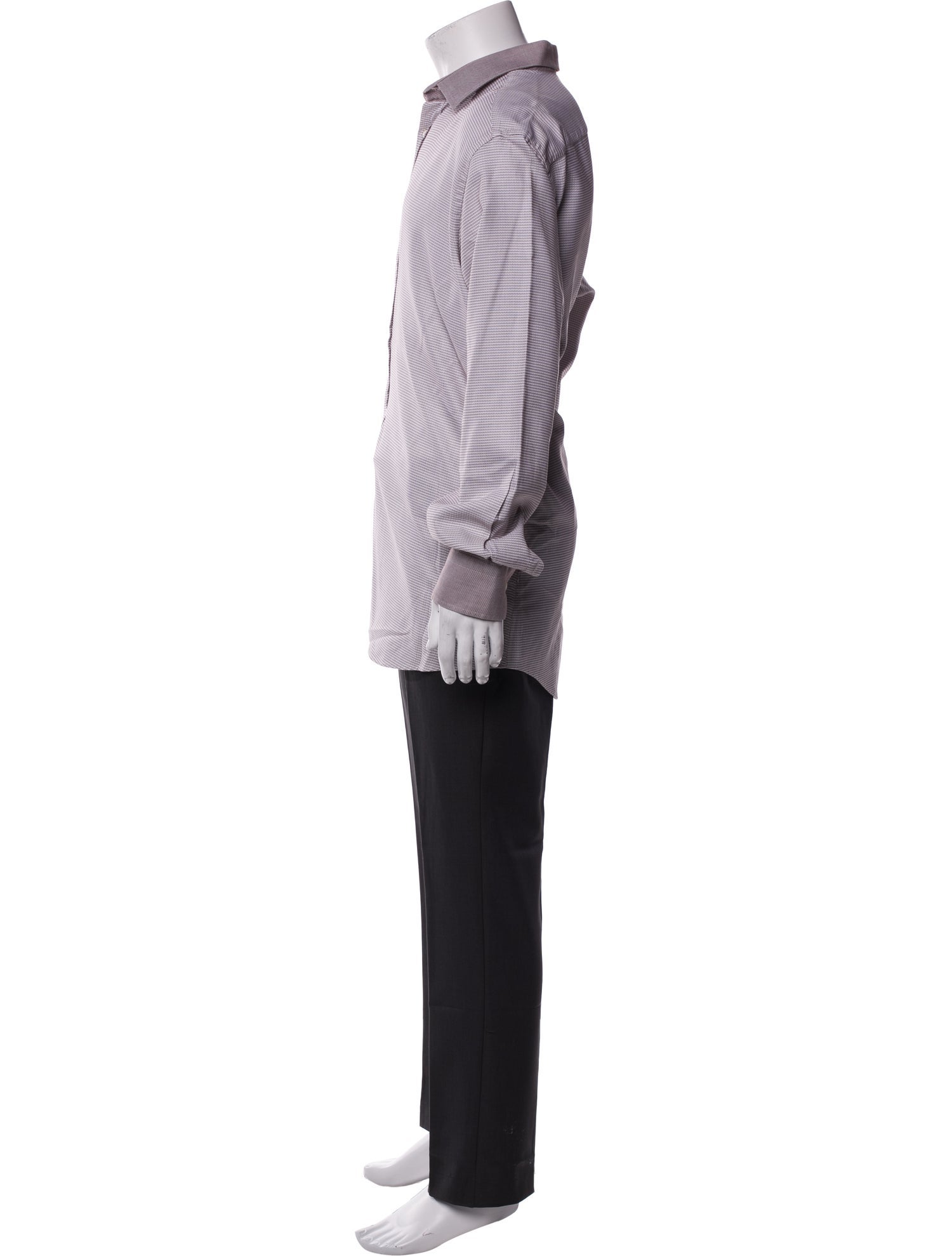 Etro Striped Long Sleeve Dress Shirt