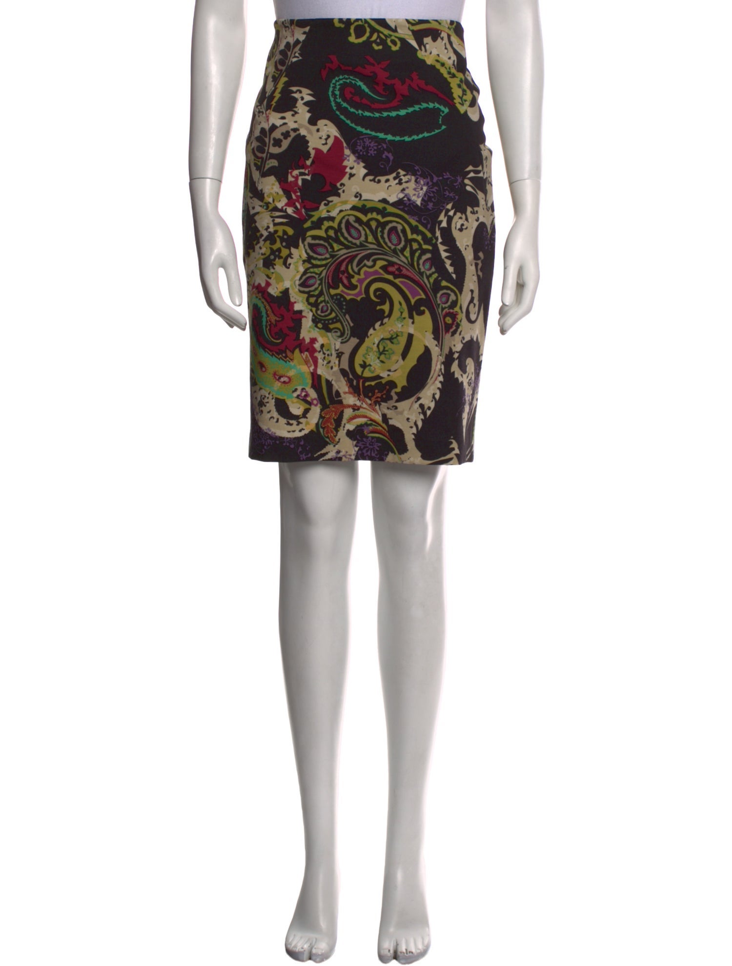 Etro Paisley Print Knee-Length Skirt