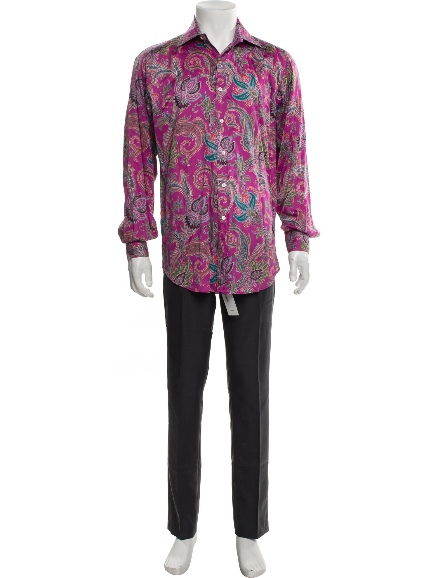 Etro Paisley Print Long Sleeve Shirt